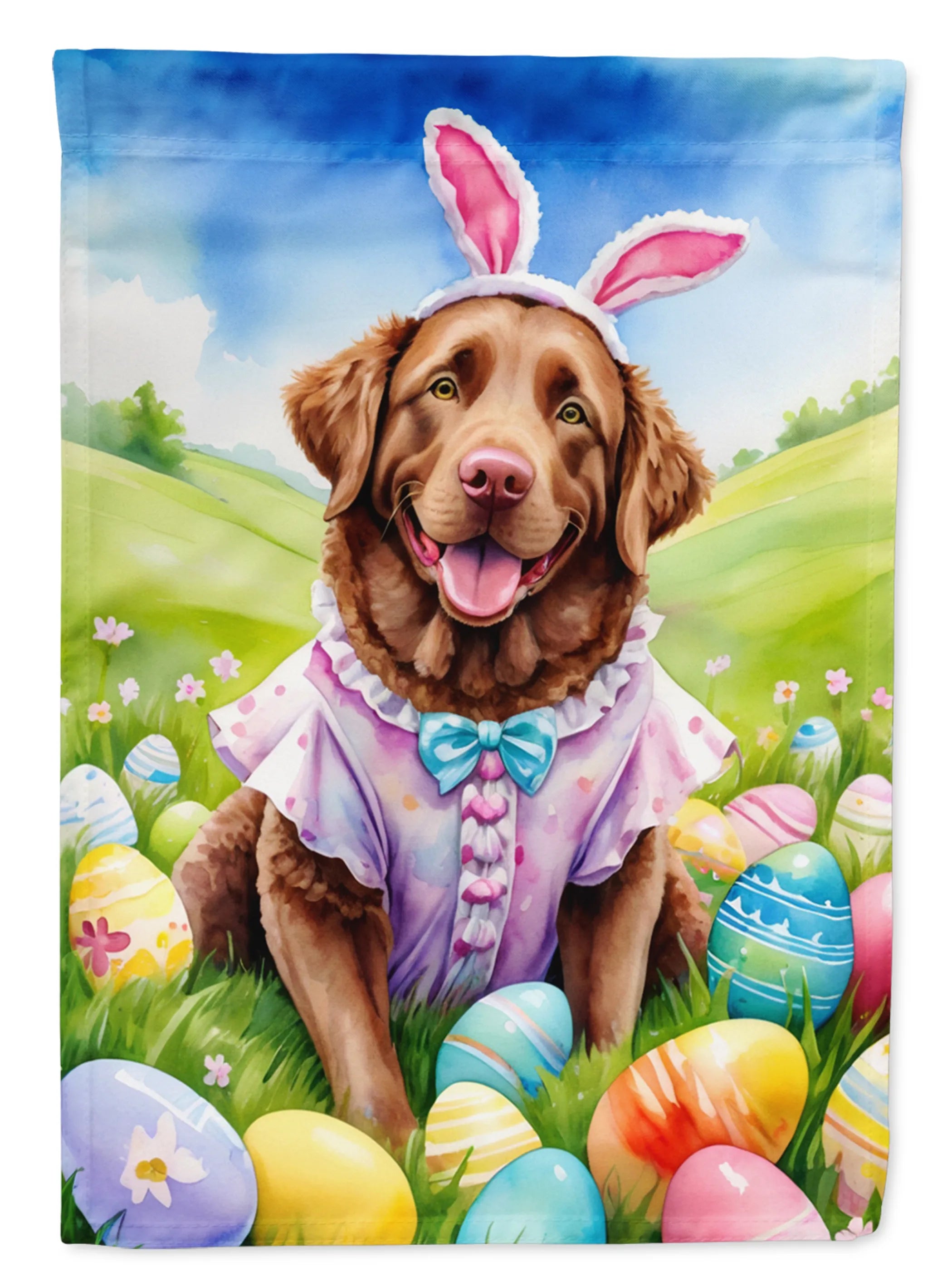Easter Egg Hunt Decorative Flag - Size: GARDEN SIZE | Pack Of: 1 | Collection name: Easter egg hunt