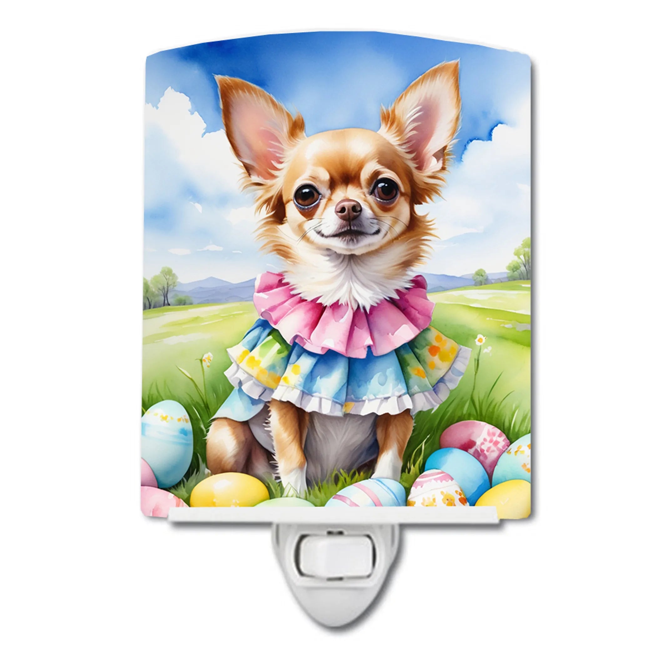 Easter Egg Hunt Ceramic Night Light - Pack Of: 1 | Collection name: Easter egg hunt