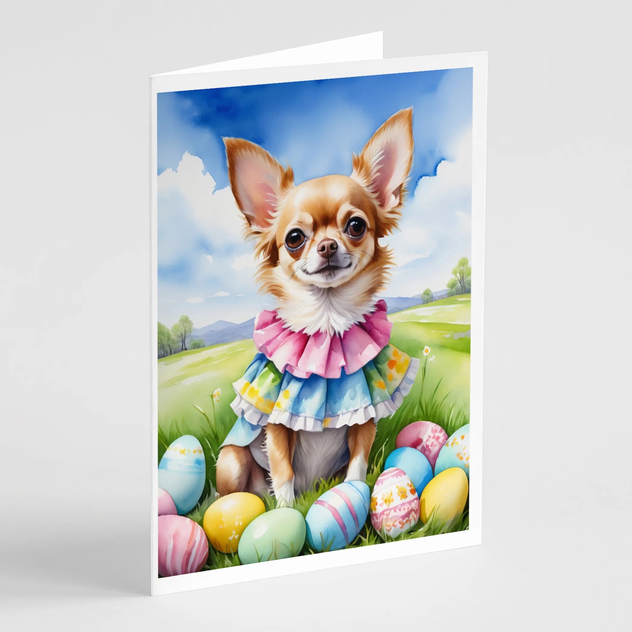 Easter Egg Hunt Greeting Cards  - Size: 5X7 | Pack Of: 8 | Collection name: Easter egg hunt