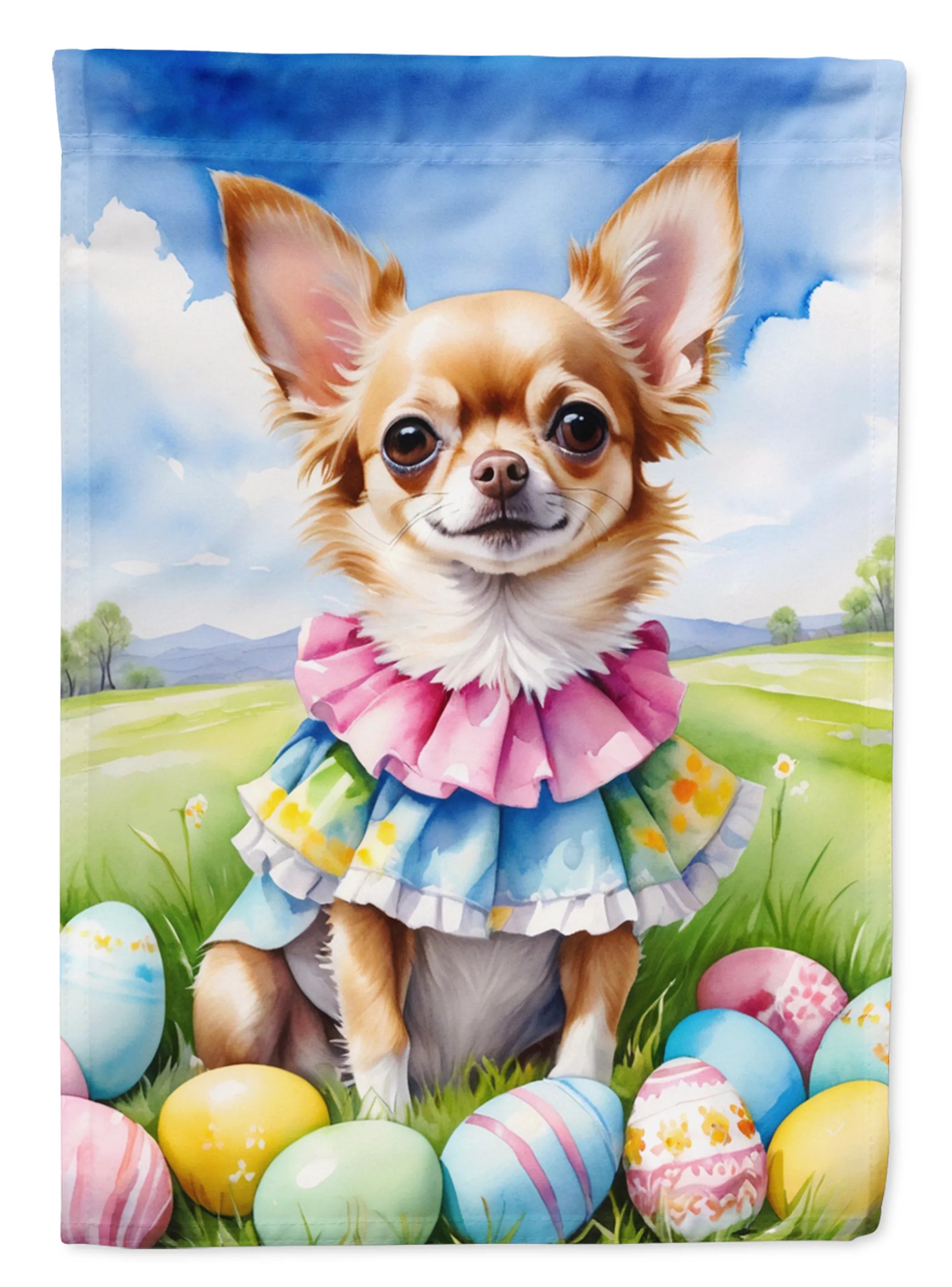 Easter Egg Hunt Decorative Flag - Size: GARDEN SIZE | Pack Of: 1 | Collection name: Easter egg hunt