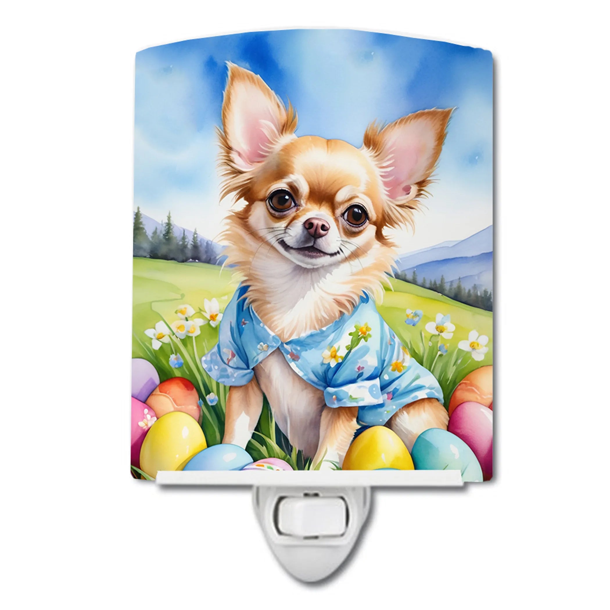 Easter Egg Hunt Ceramic Night Light - Pack Of: 1 | Collection name: Easter egg hunt