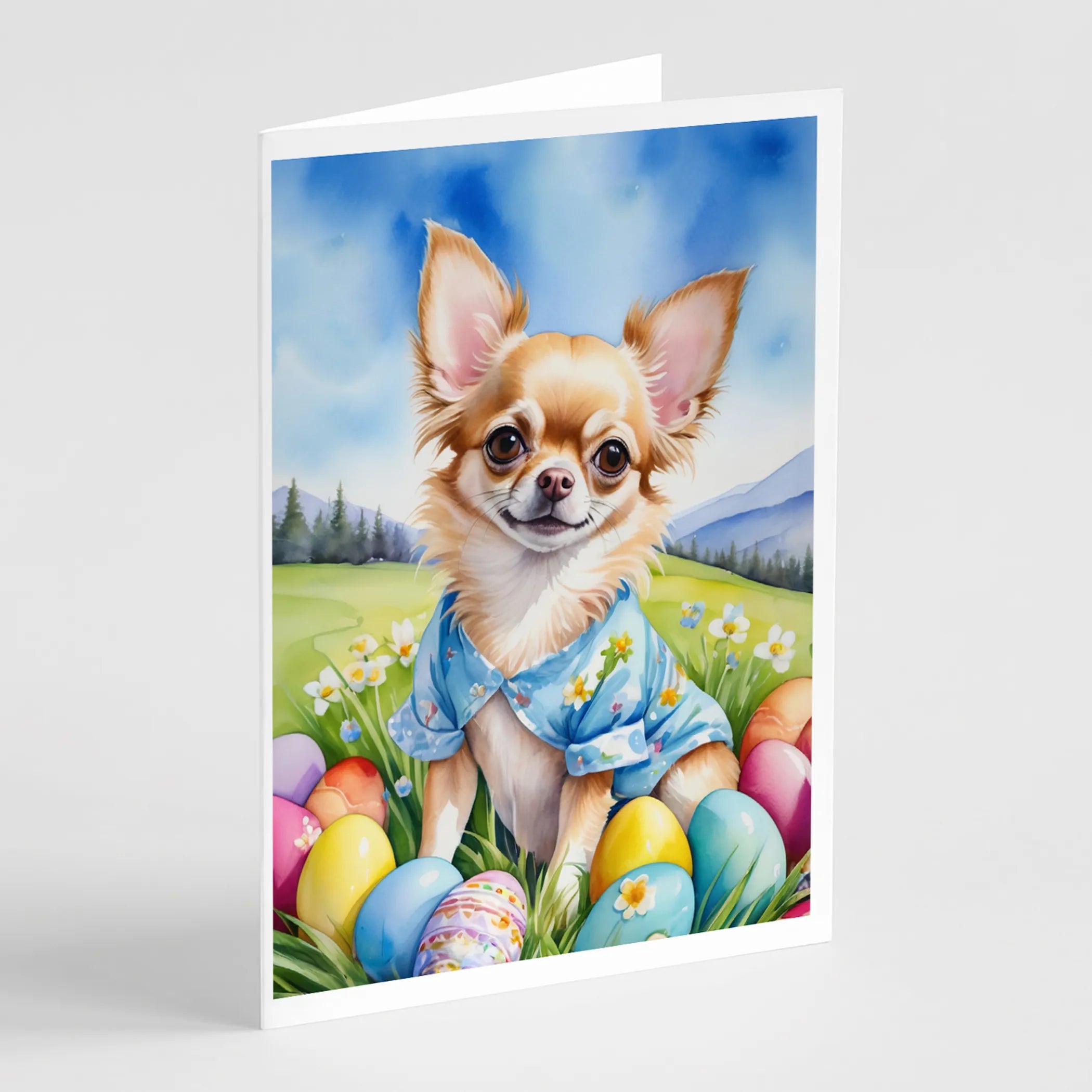 Easter Egg Hunt Greeting Cards  - Size: 5X7 | Pack Of: 8 | Collection name: Easter egg hunt