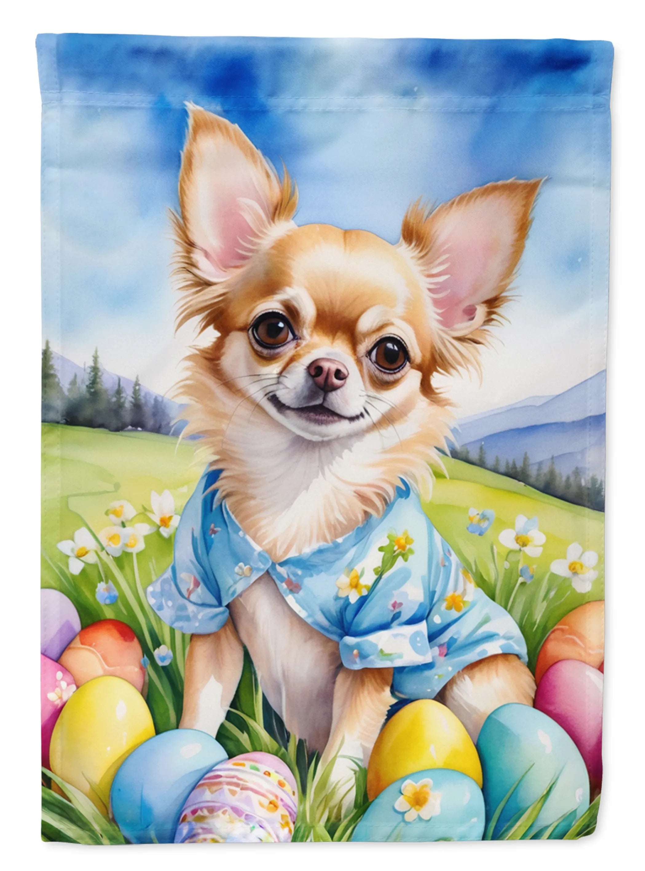 Easter Egg Hunt Decorative Flag - Size: GARDEN SIZE | Pack Of: 1 | Collection name: Easter egg hunt