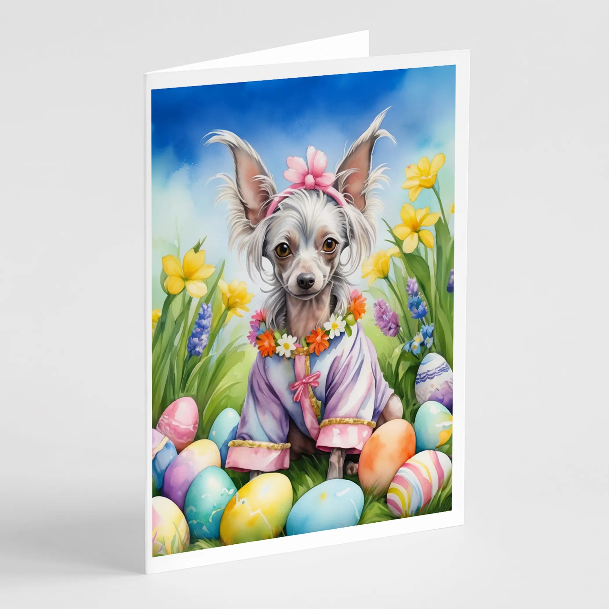 Easter Egg Hunt Greeting Cards  - Size: 5X7 | Pack Of: 8 | Collection name: Easter egg hunt