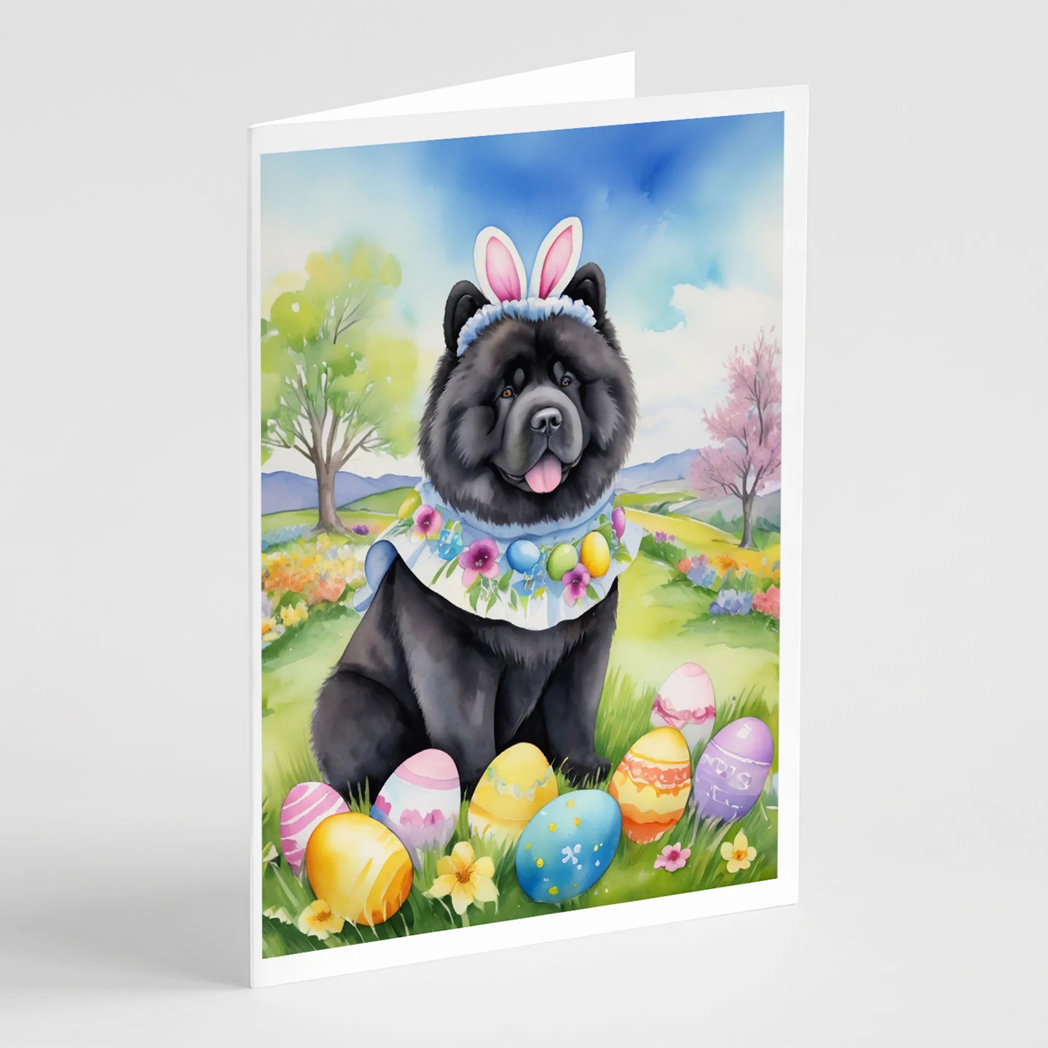 Easter Egg Hunt Greeting Cards  - Size: 5X7 | Pack Of: 8 | Collection name: Easter egg hunt