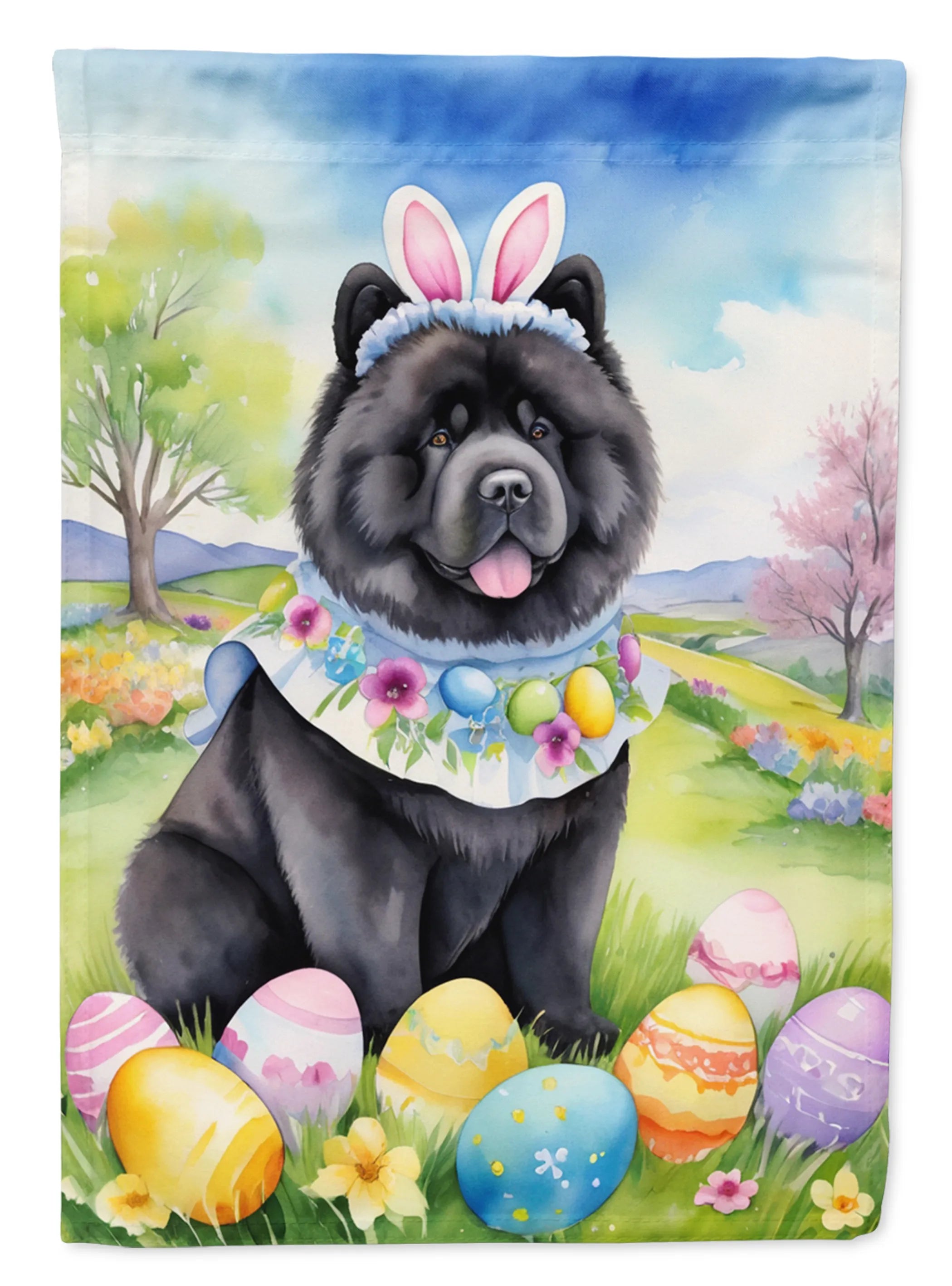 Easter Egg Hunt Decorative Flag - Size: GARDEN SIZE | Pack Of: 1 | Collection name: Easter egg hunt
