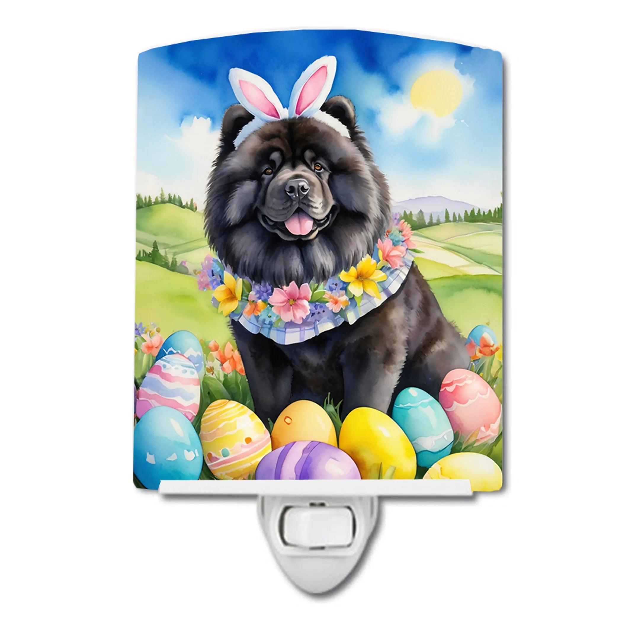 Easter Egg Hunt Ceramic Night Light - Pack Of: 1 | Collection name: Easter egg hunt