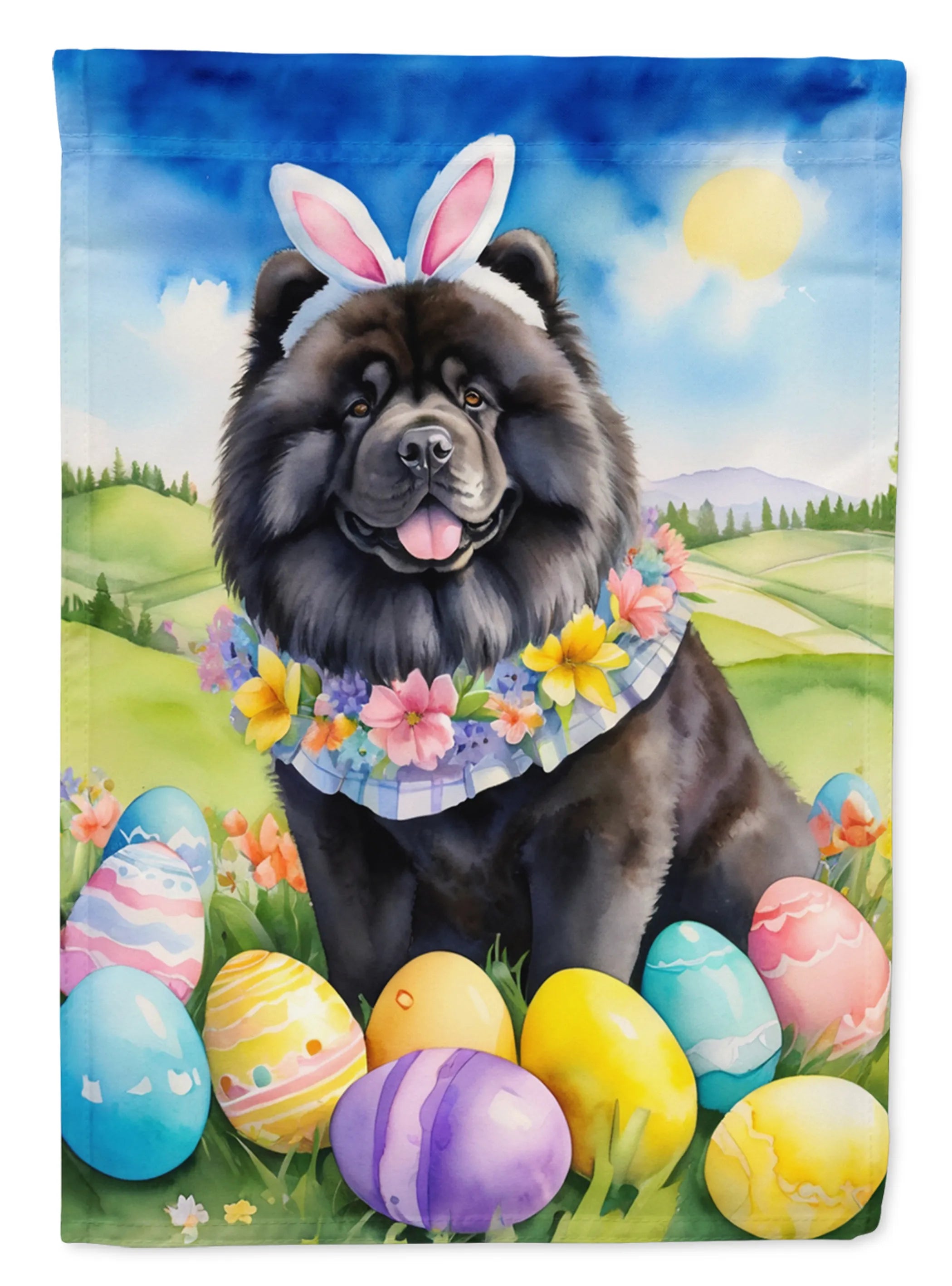 Easter Egg Hunt Decorative Flag - Size: GARDEN SIZE | Pack Of: 1 | Collection name: Easter egg hunt