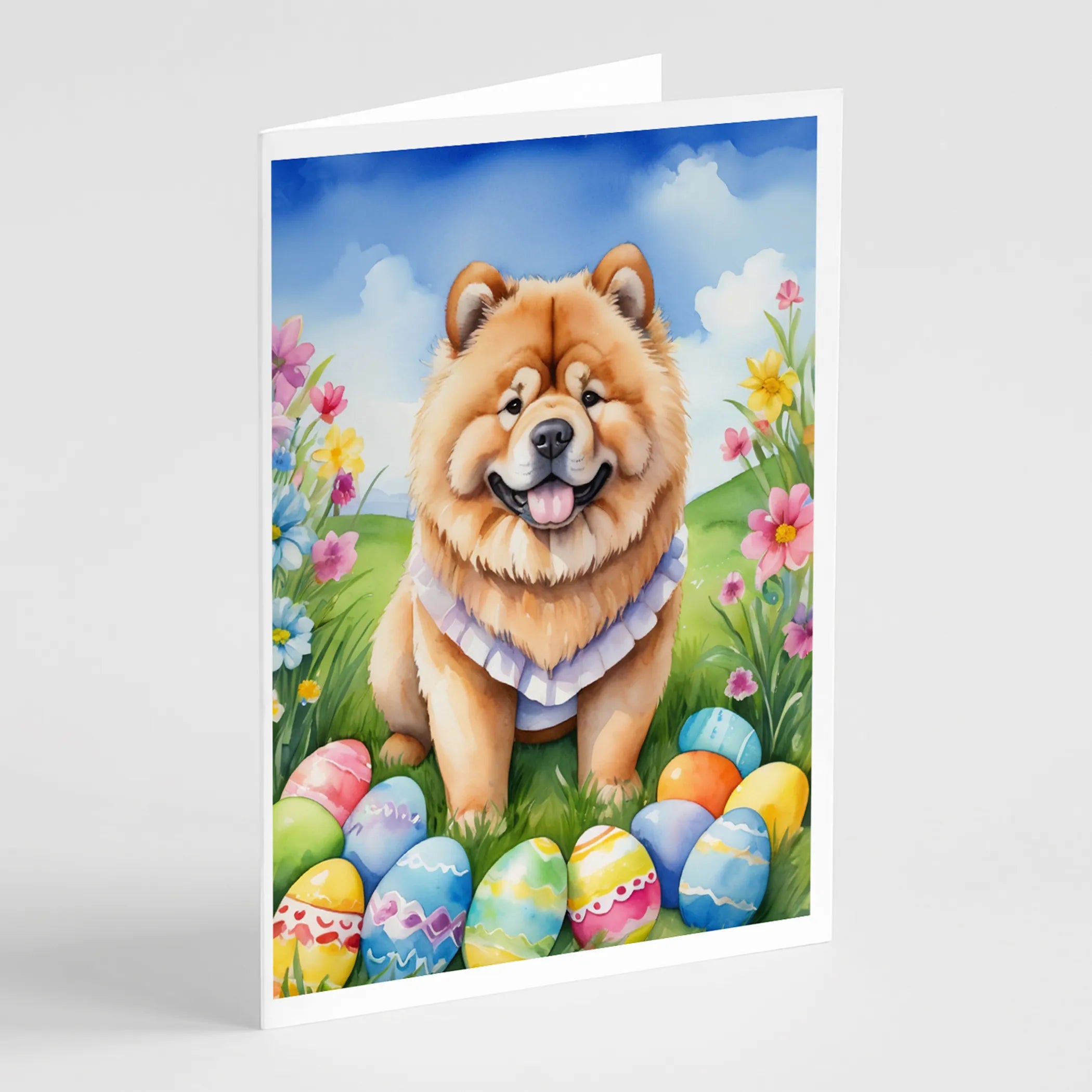 Easter Egg Hunt Greeting Cards  - Size: 5X7 | Pack Of: 8 | Collection name: Easter egg hunt