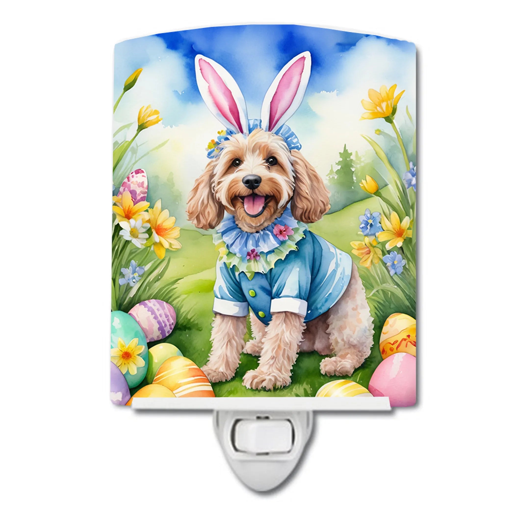 Easter Egg Hunt Ceramic Night Light - Pack Of: 1 | Collection name: Easter egg hunt