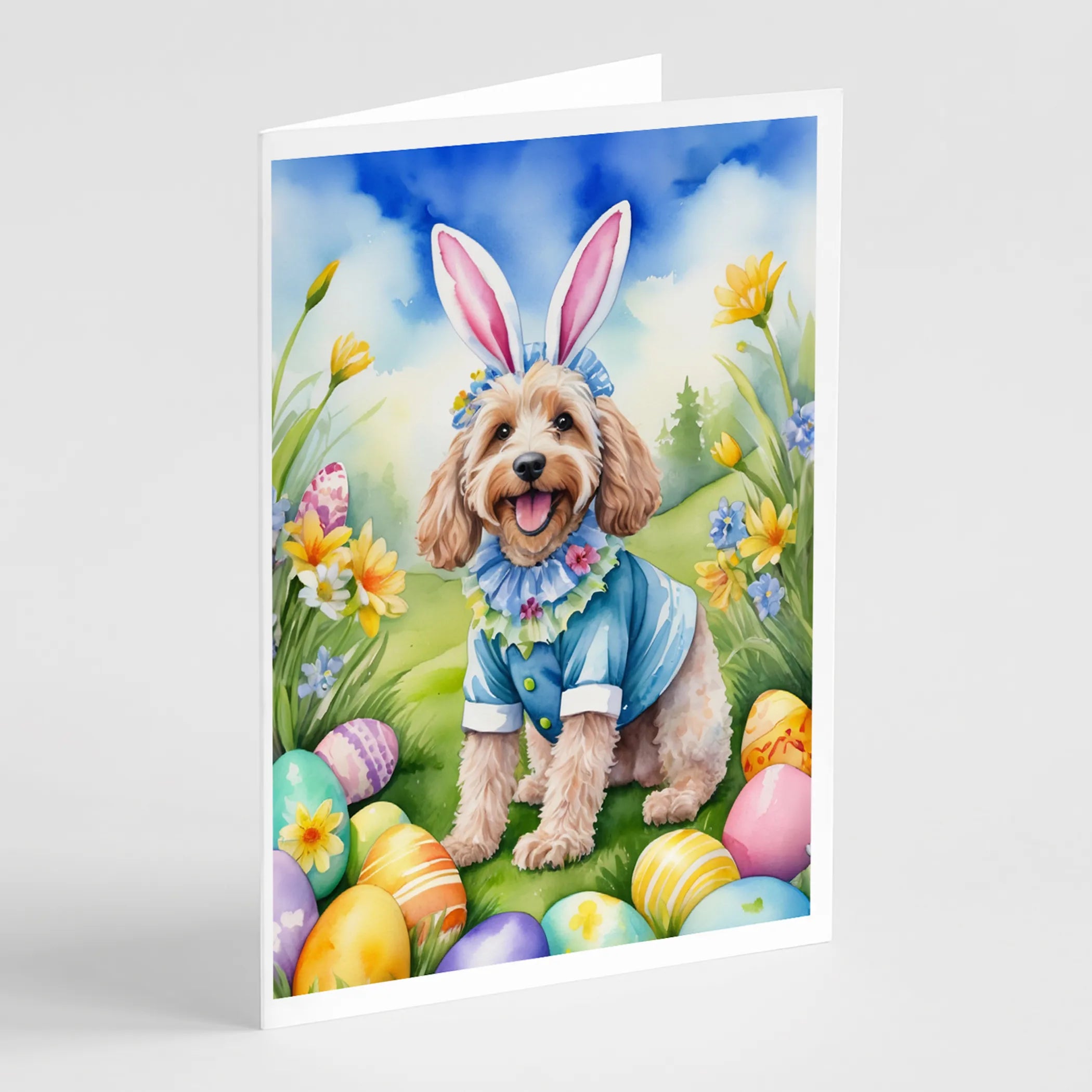 Easter Egg Hunt Greeting Cards  - Size: 5X7 | Pack Of: 8 | Collection name: Easter egg hunt