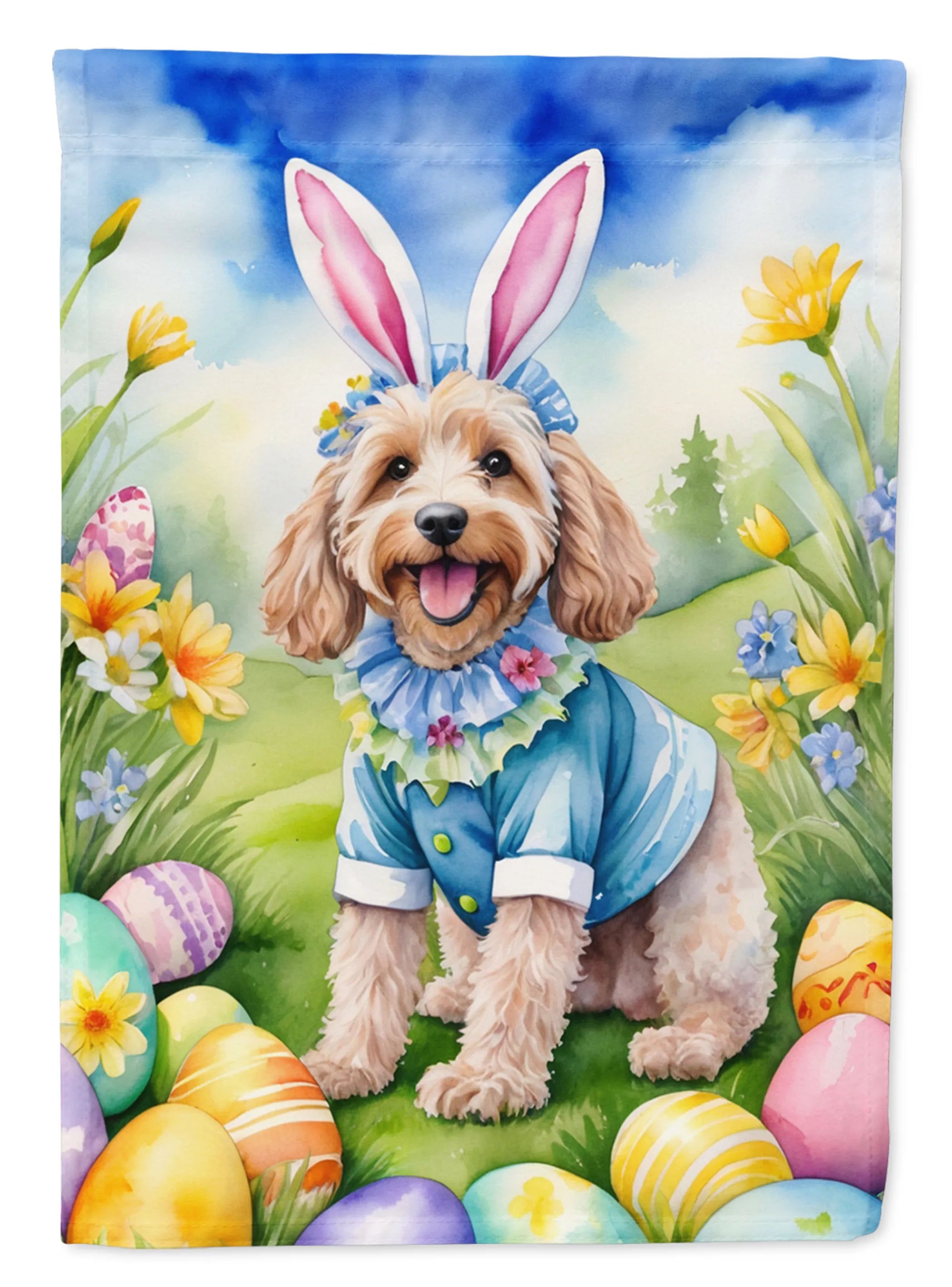 Easter Egg Hunt Decorative Flag - Size: GARDEN SIZE | Pack Of: 1 | Collection name: Easter egg hunt