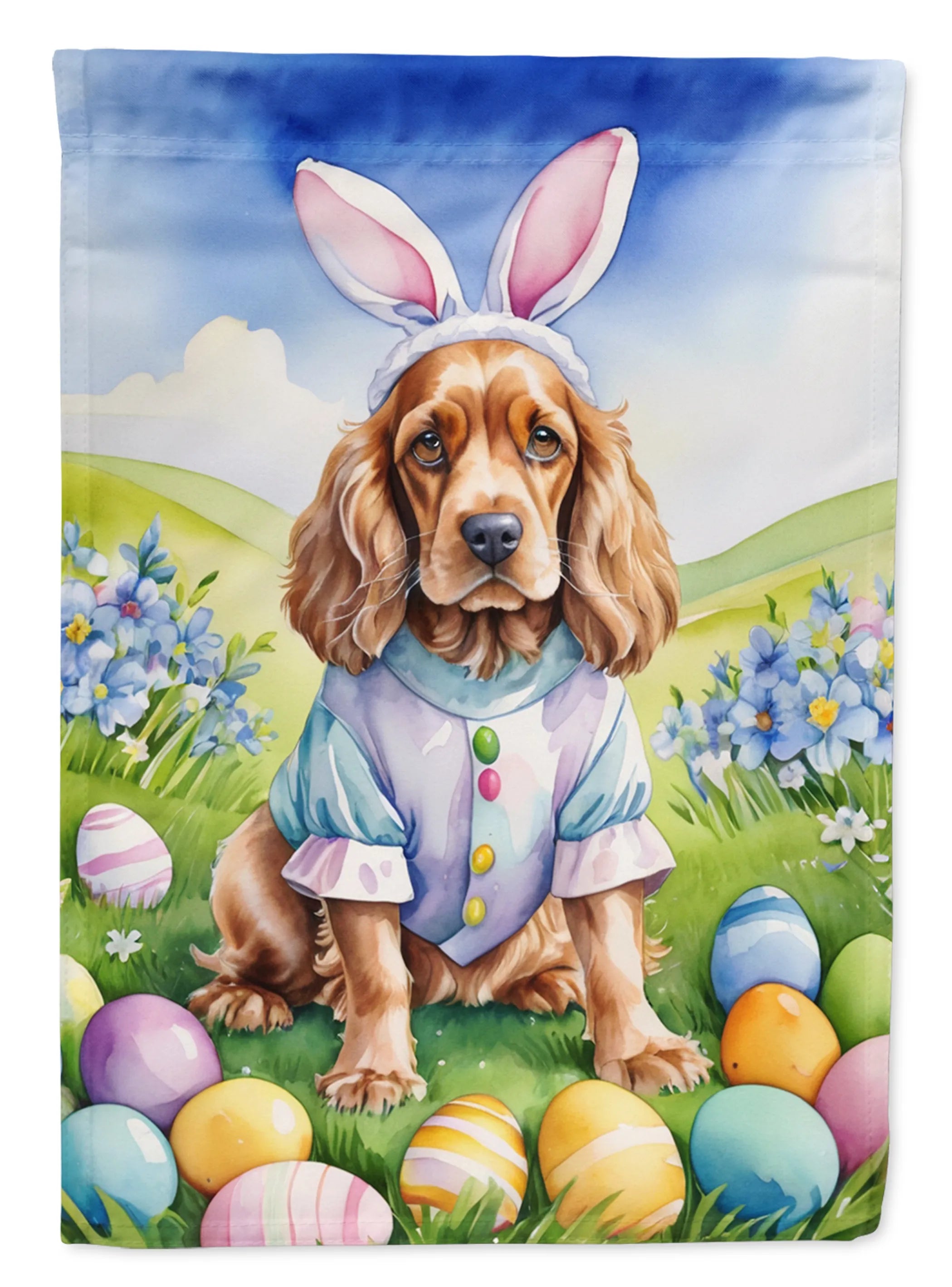 Easter Egg Hunt Decorative Flag - Size: GARDEN SIZE | Pack Of: 1 | Collection name: Easter egg hunt