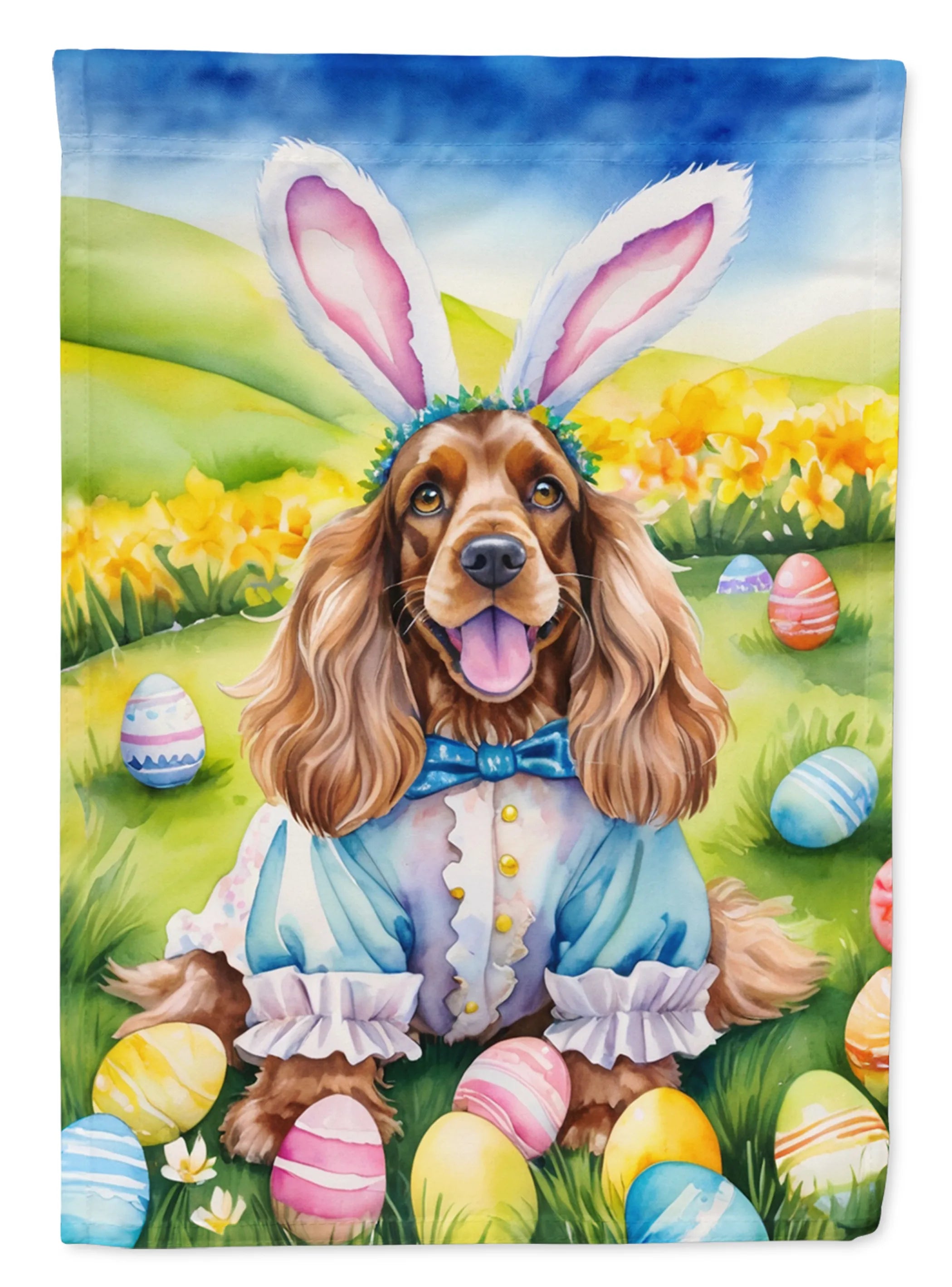Easter Egg Hunt Decorative Flag - Size: GARDEN SIZE | Pack Of: 1 | Collection name: Easter egg hunt
