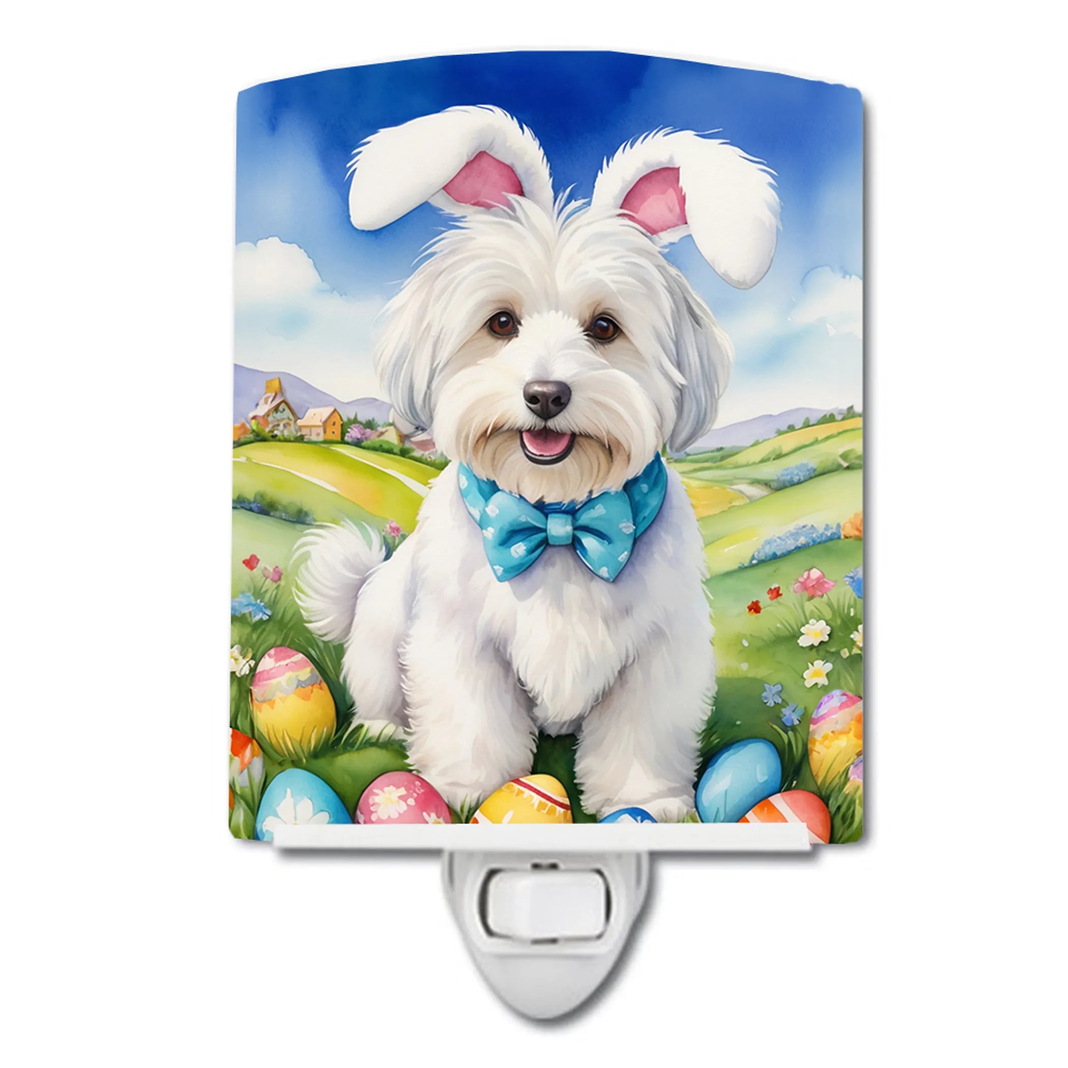 Easter Egg Hunt Ceramic Night Light - Pack Of: 1 | Collection name: Easter egg hunt
