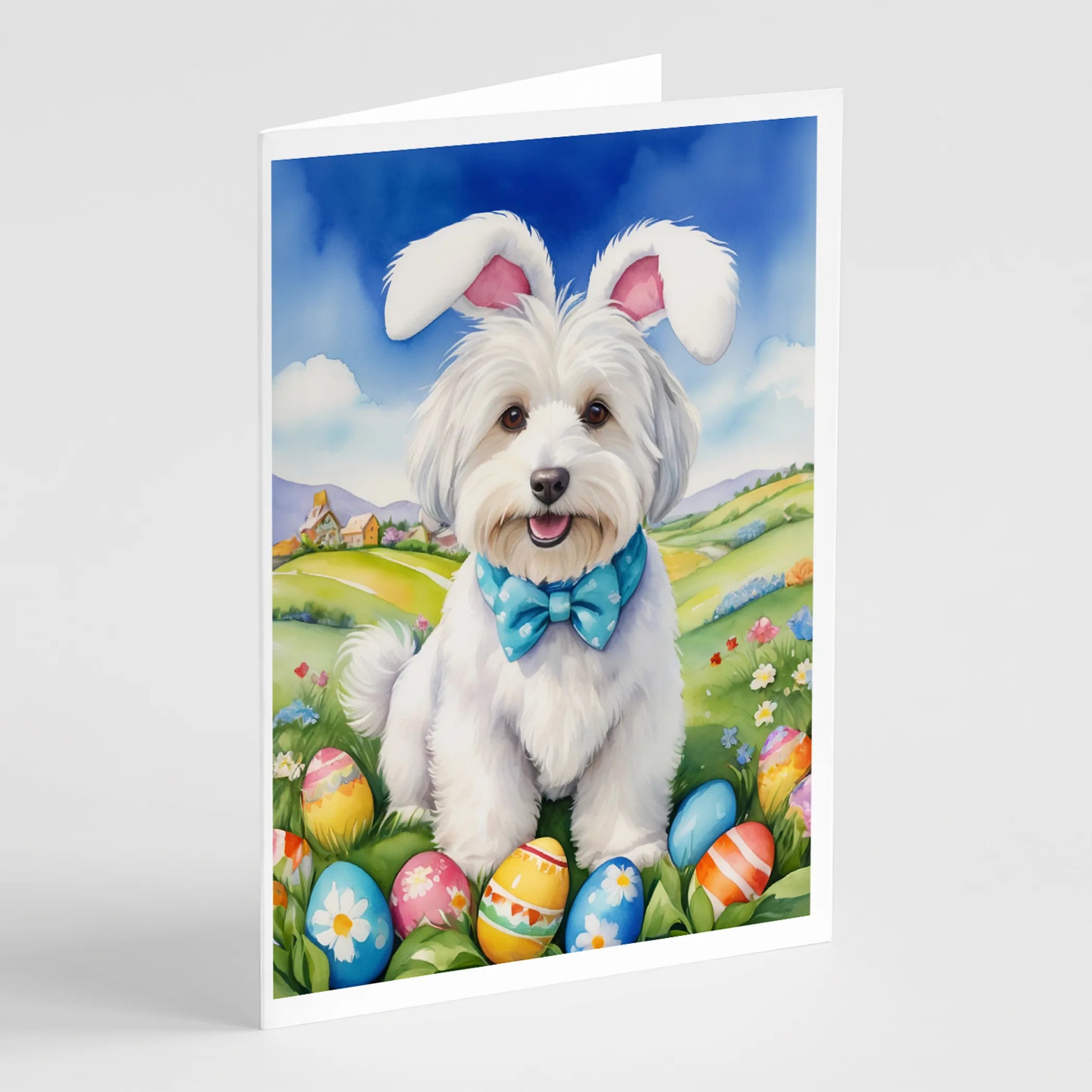 Easter Egg Hunt Greeting Cards  - Size: 5X7 | Pack Of: 8 | Collection name: Easter egg hunt