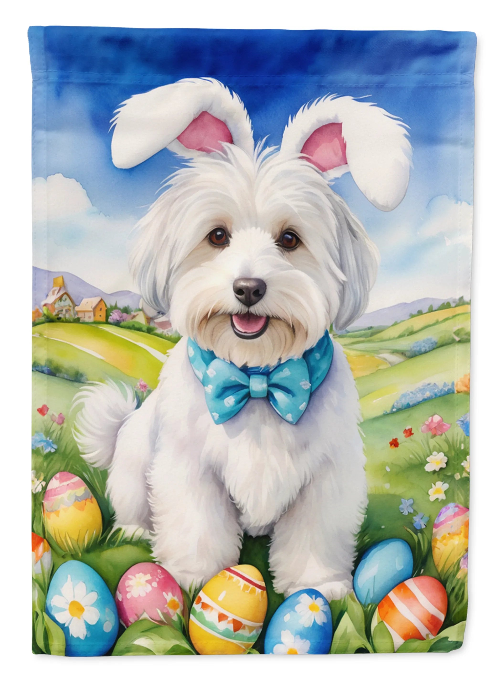 Easter Egg Hunt Decorative Flag - Size: GARDEN SIZE | Pack Of: 1 | Collection name: Easter egg hunt