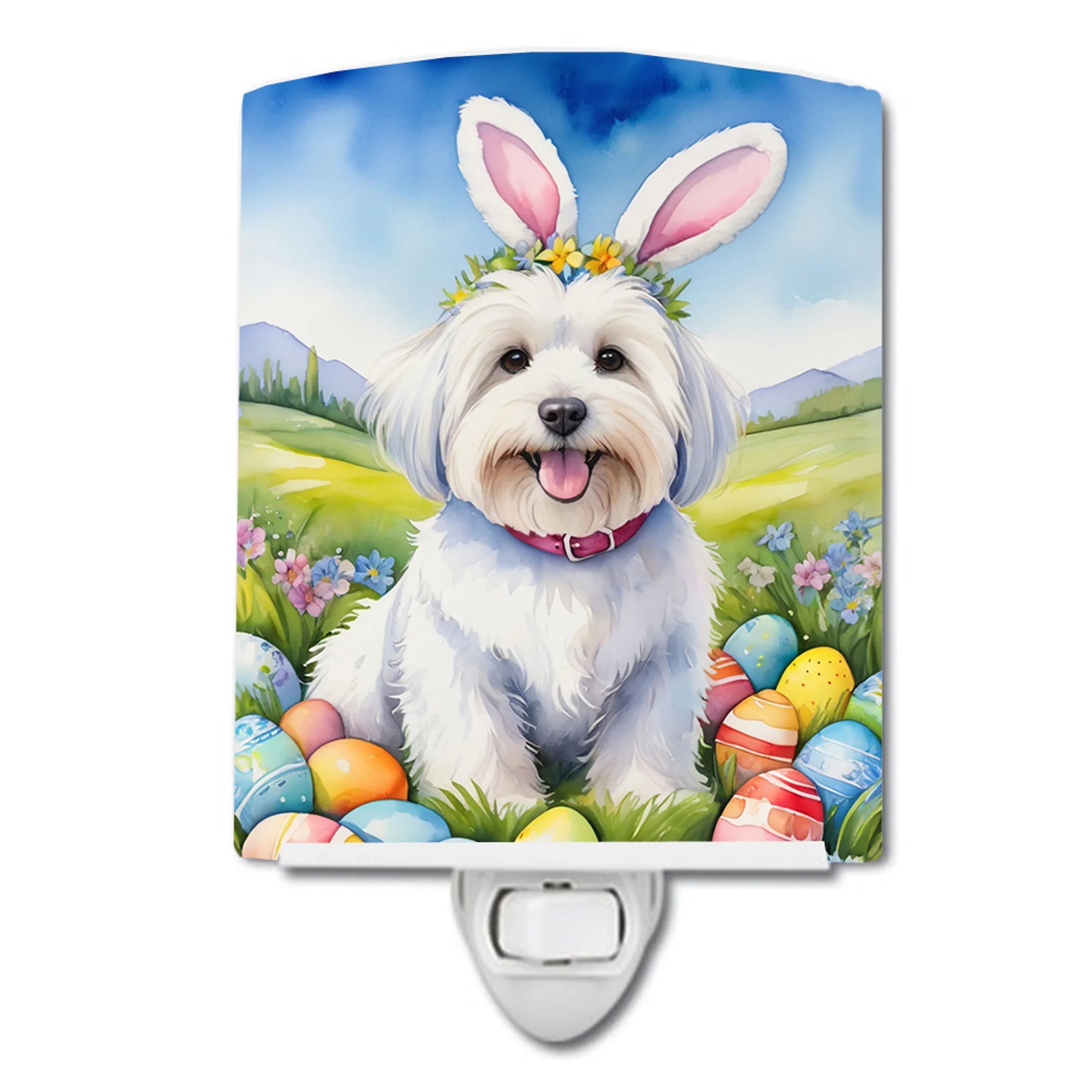 Easter Egg Hunt Ceramic Night Light - Pack Of: 1 | Collection name: Easter egg hunt