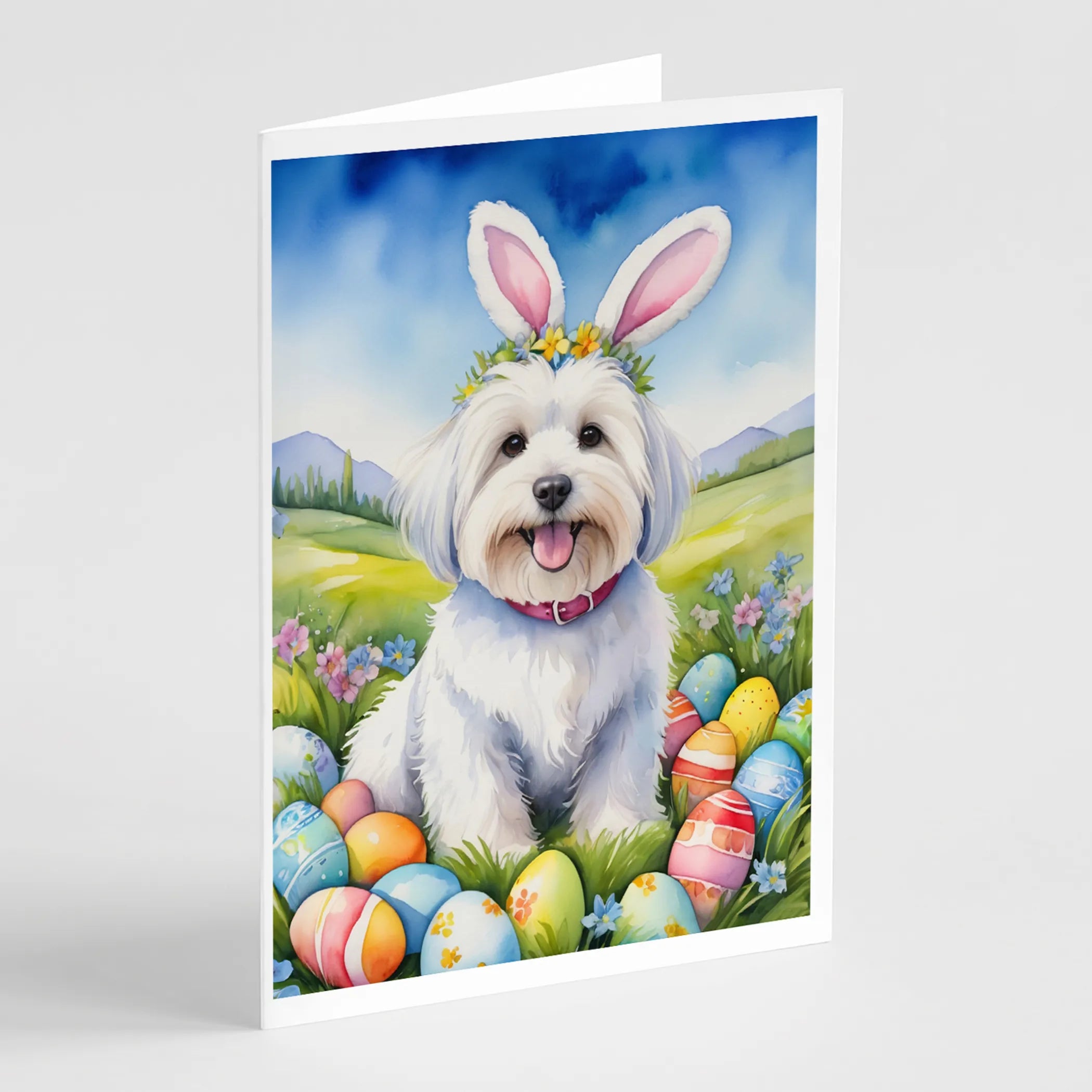 Easter Egg Hunt Greeting Cards  - Size: 5X7 | Pack Of: 8 | Collection name: Easter egg hunt