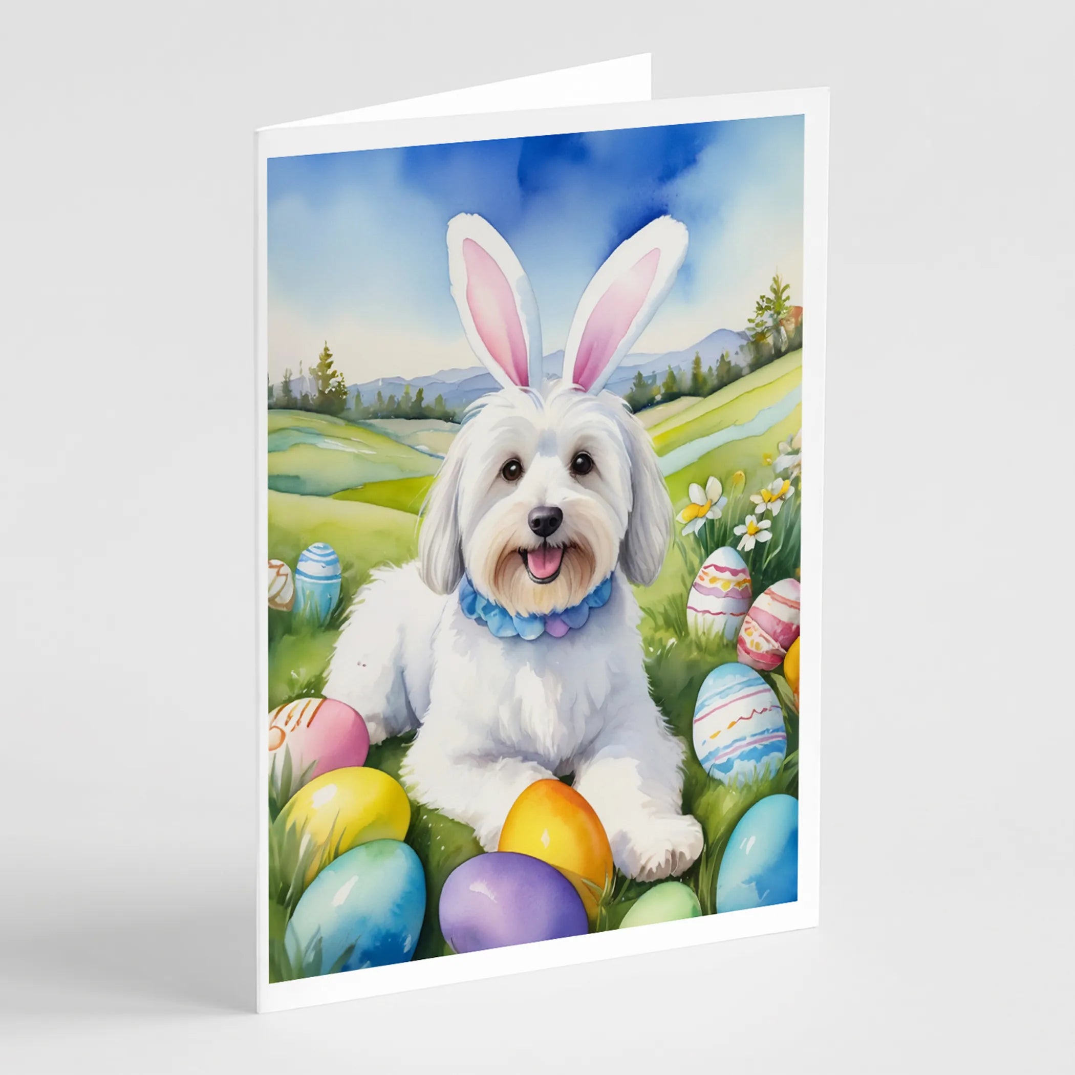Easter Egg Hunt Greeting Cards  - Size: 5X7 | Pack Of: 8 | Collection name: Easter egg hunt