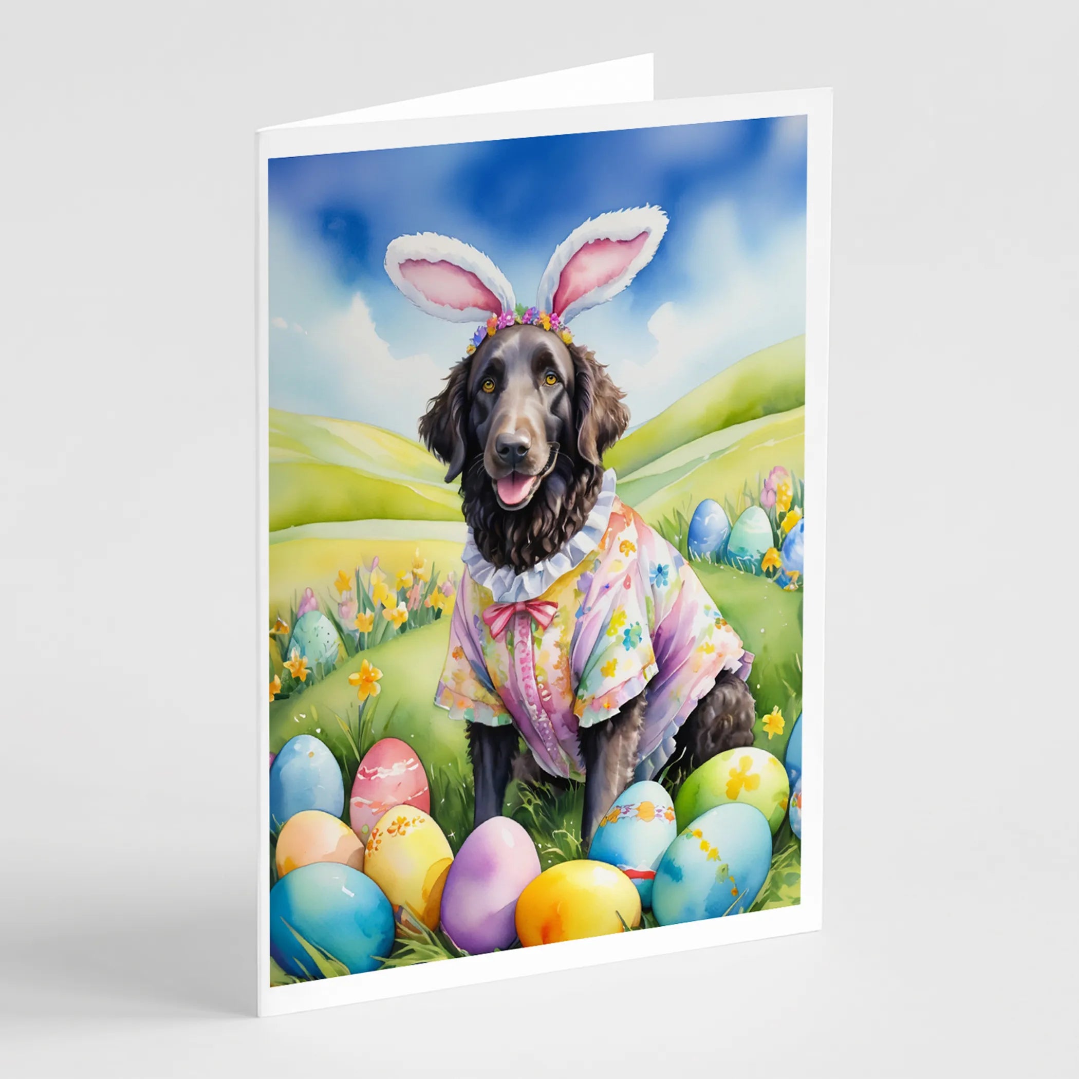 Easter Egg Hunt Greeting Cards  - Size: 5X7 | Pack Of: 8 | Collection name: Easter egg hunt