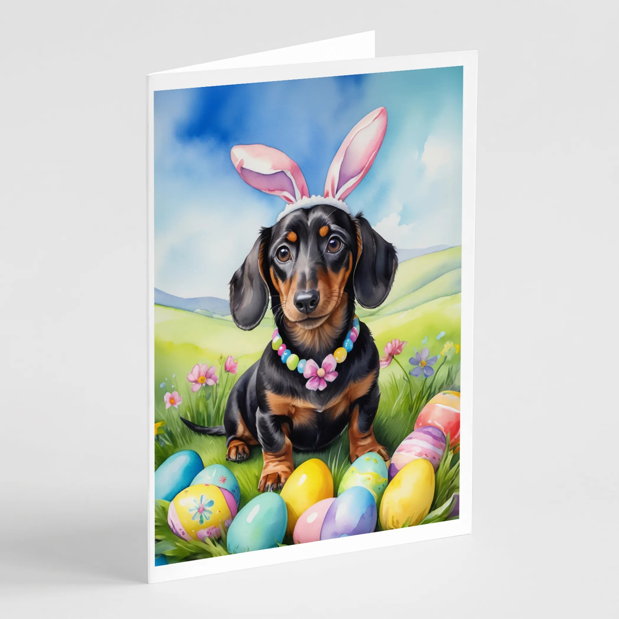 Easter Egg Hunt Greeting Cards  - Size: 5X7 | Pack Of: 8 | Collection name: Easter egg hunt