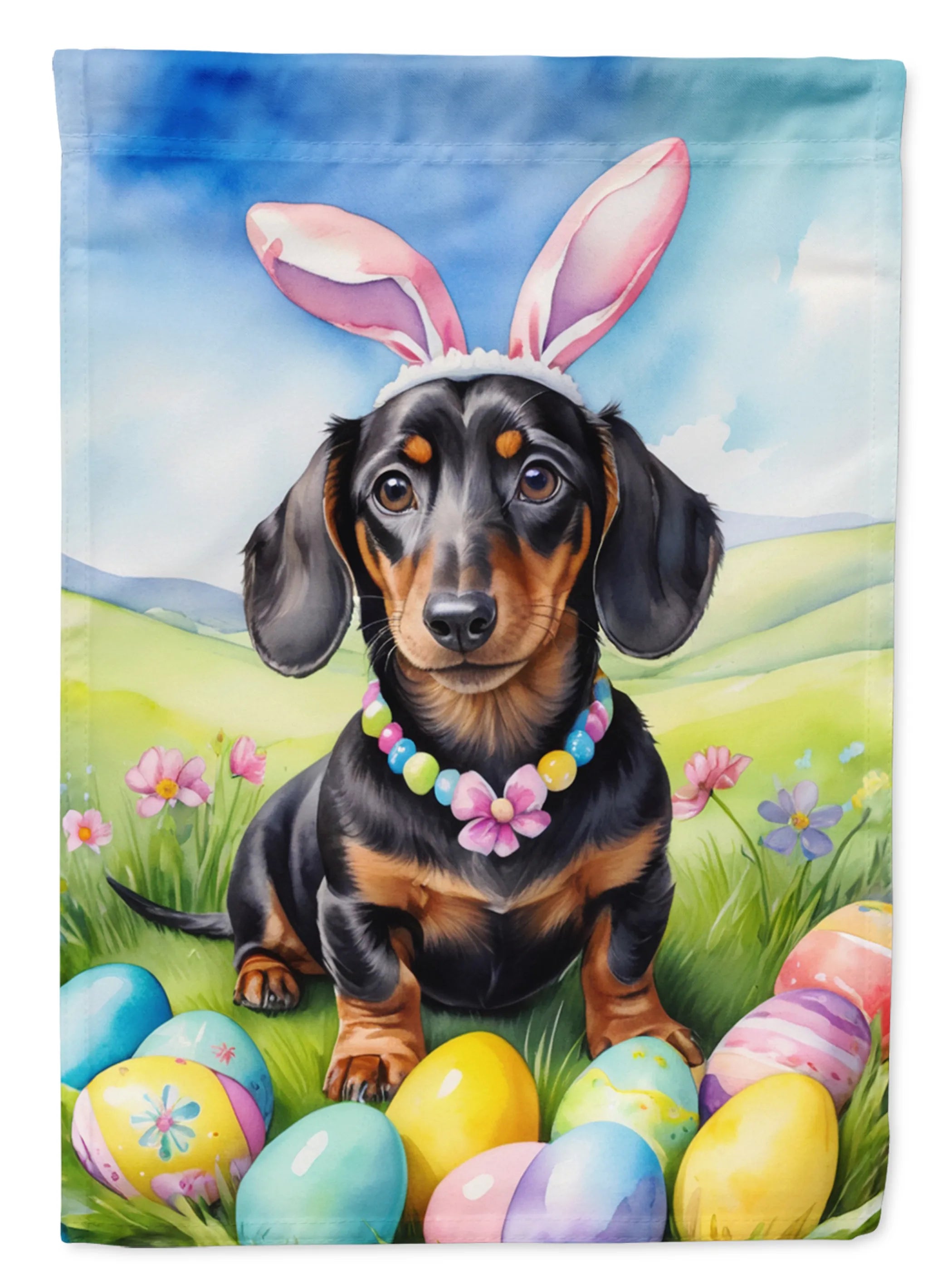 Easter Egg Hunt Decorative Flag - Size: GARDEN SIZE | Pack Of: 1 | Collection name: Easter egg hunt