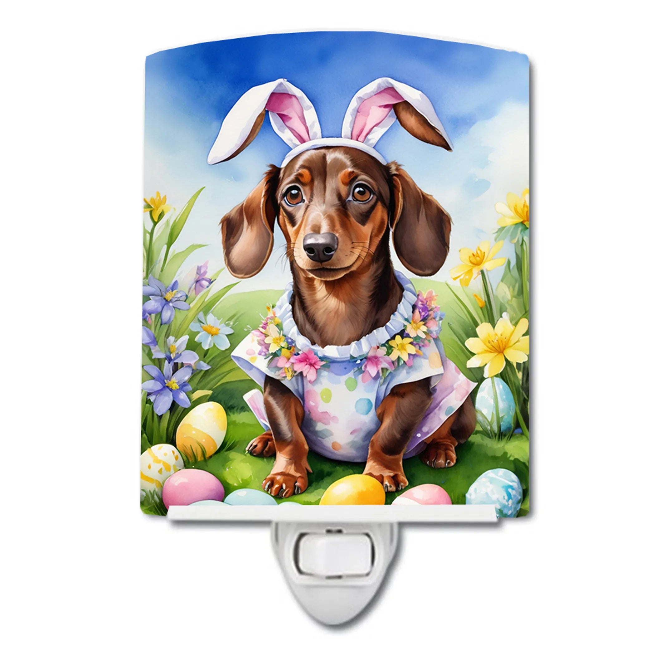 Easter Egg Hunt Ceramic Night Light - Pack Of: 1 | Collection name: Easter egg hunt