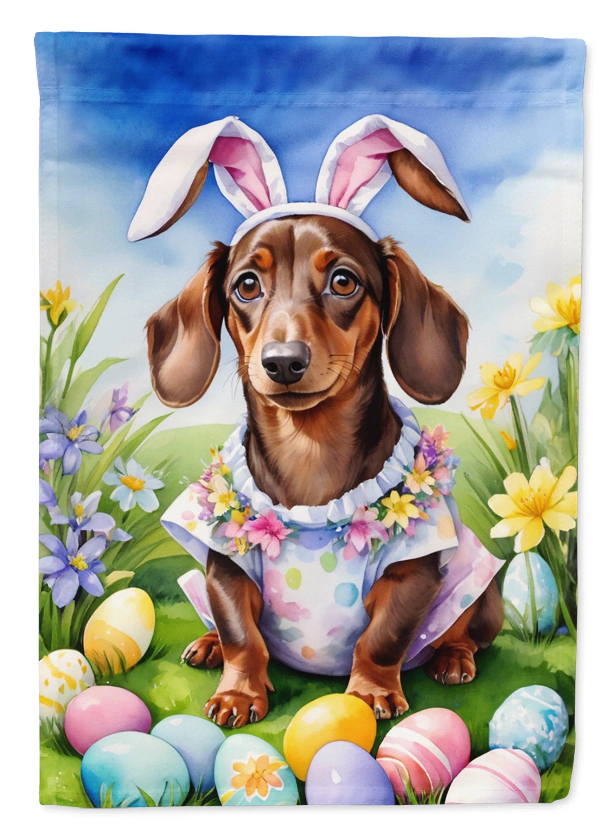 Easter Egg Hunt Decorative Flag - Size: GARDEN SIZE | Pack Of: 1 | Collection name: Easter egg hunt