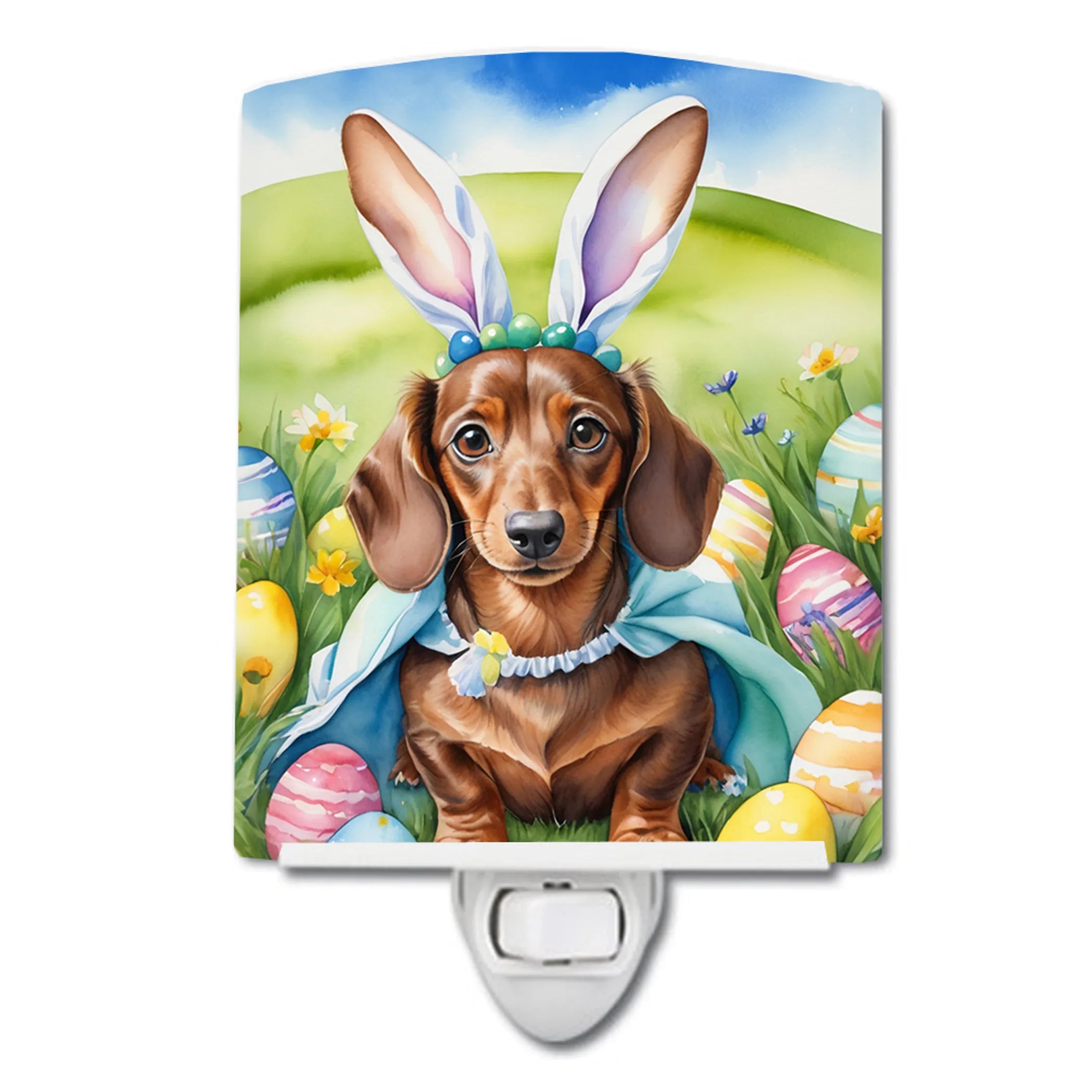 Easter Egg Hunt Ceramic Night Light - Pack Of: 1 | Collection name: Easter egg hunt