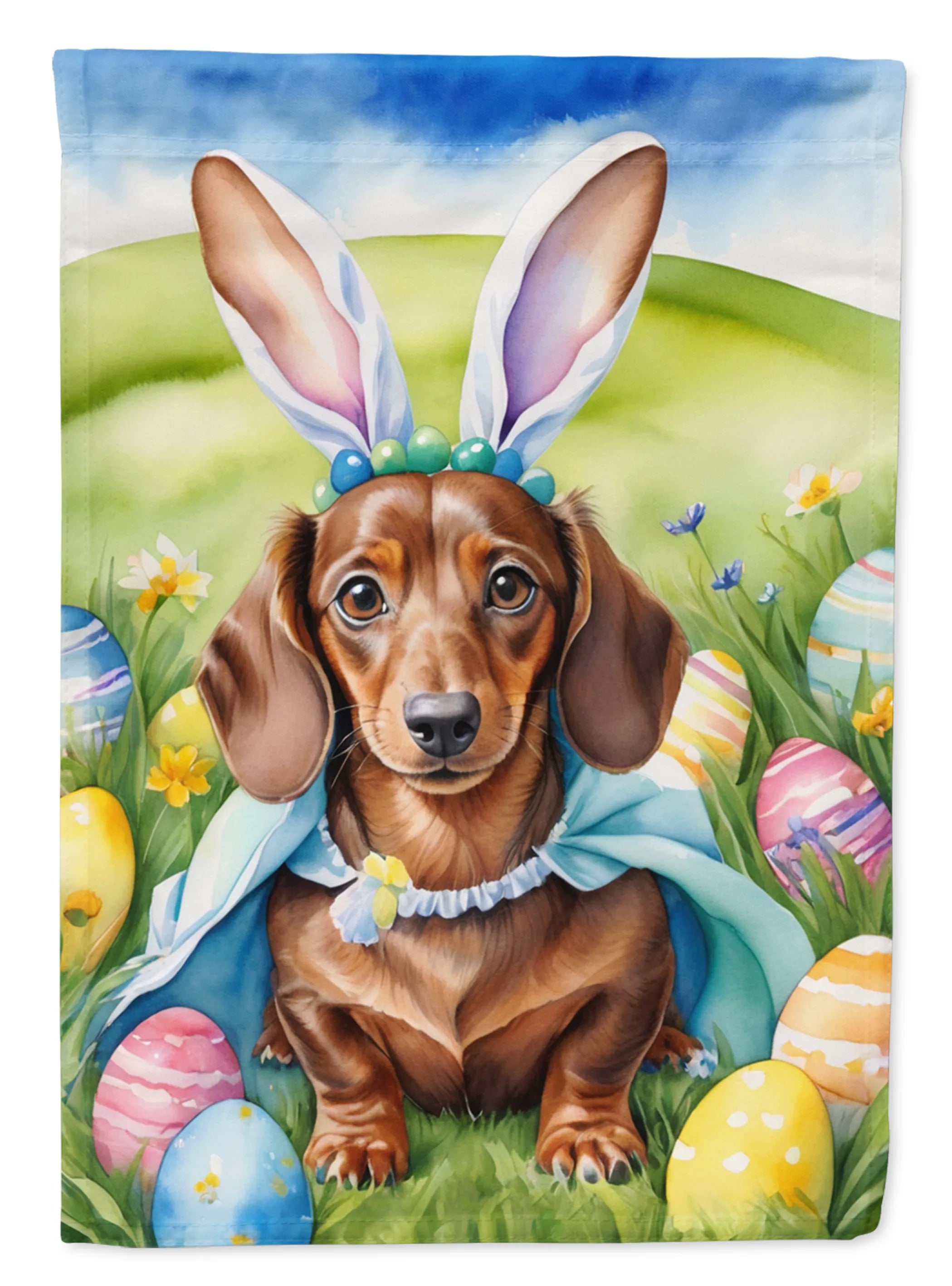 Easter Egg Hunt Decorative Flag - Size: GARDEN SIZE | Pack Of: 1 | Collection name: Easter egg hunt