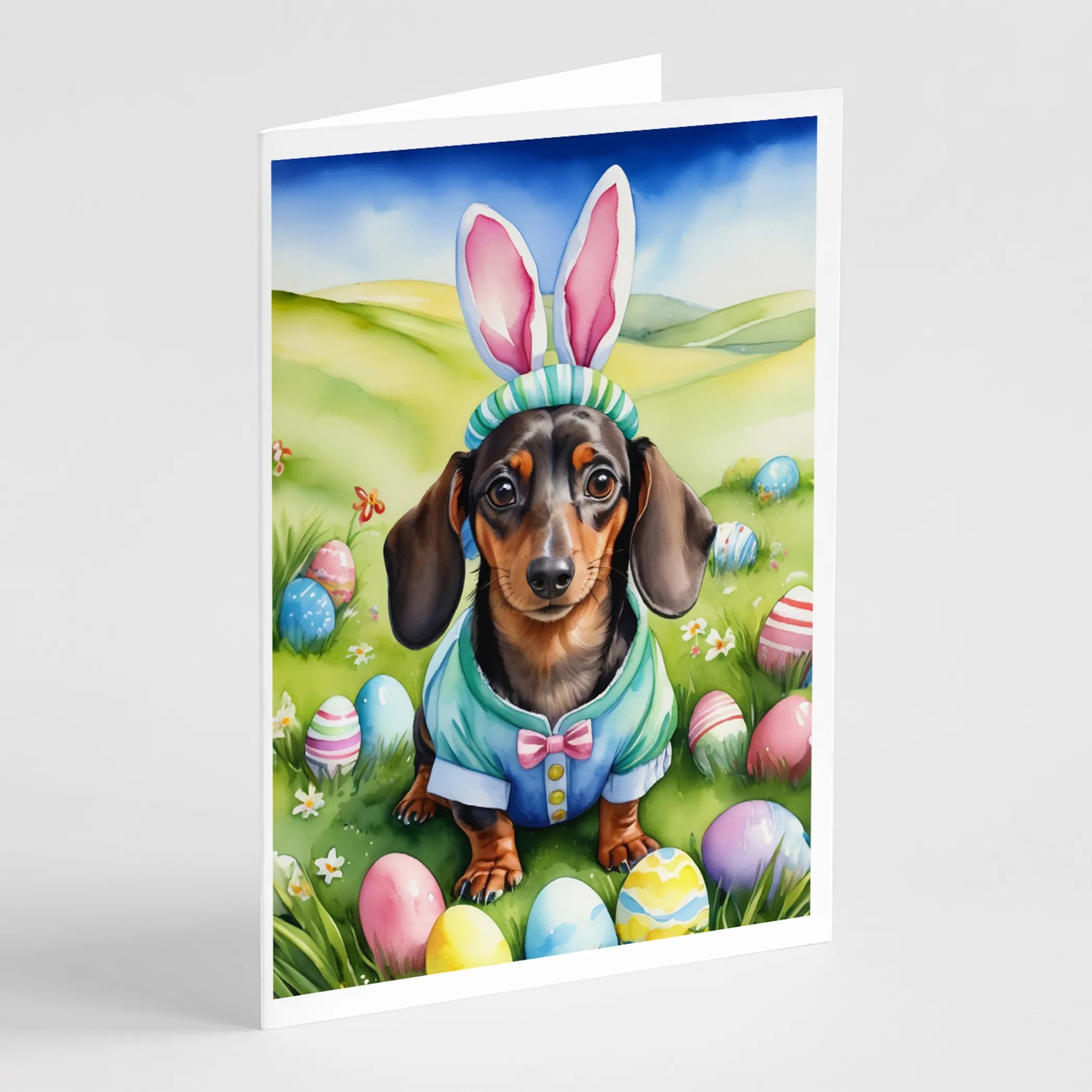 Easter Egg Hunt Greeting Cards  - Size: 5X7 | Pack Of: 8 | Collection name: Easter egg hunt