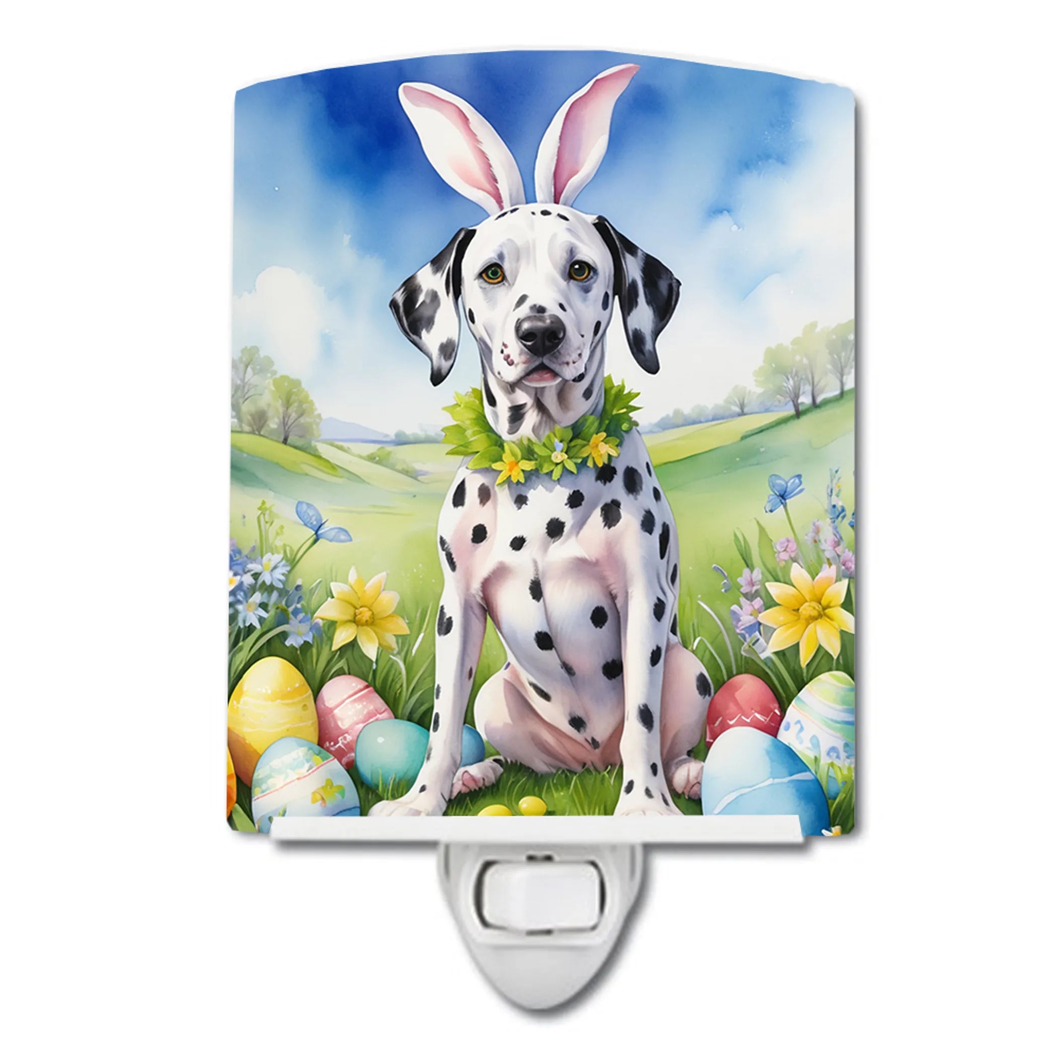Easter Egg Hunt Ceramic Night Light - Pack Of: 1 | Collection name: Easter egg hunt