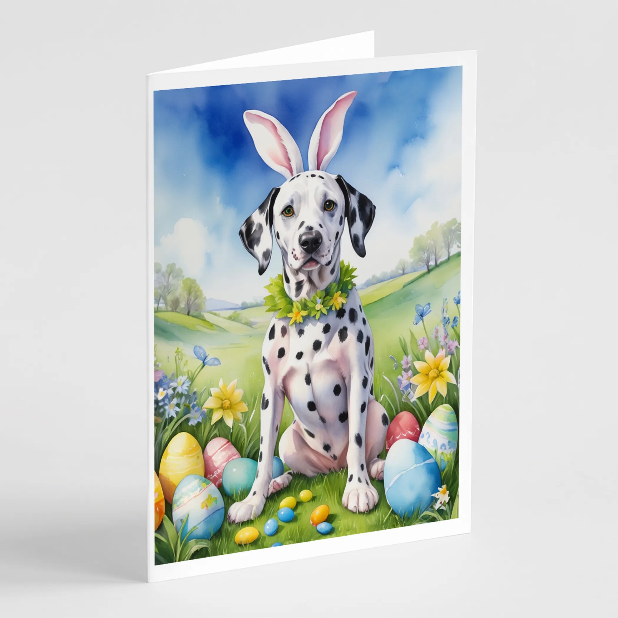 Easter Egg Hunt Greeting Cards  - Size: 5X7 | Pack Of: 8 | Collection name: Easter egg hunt