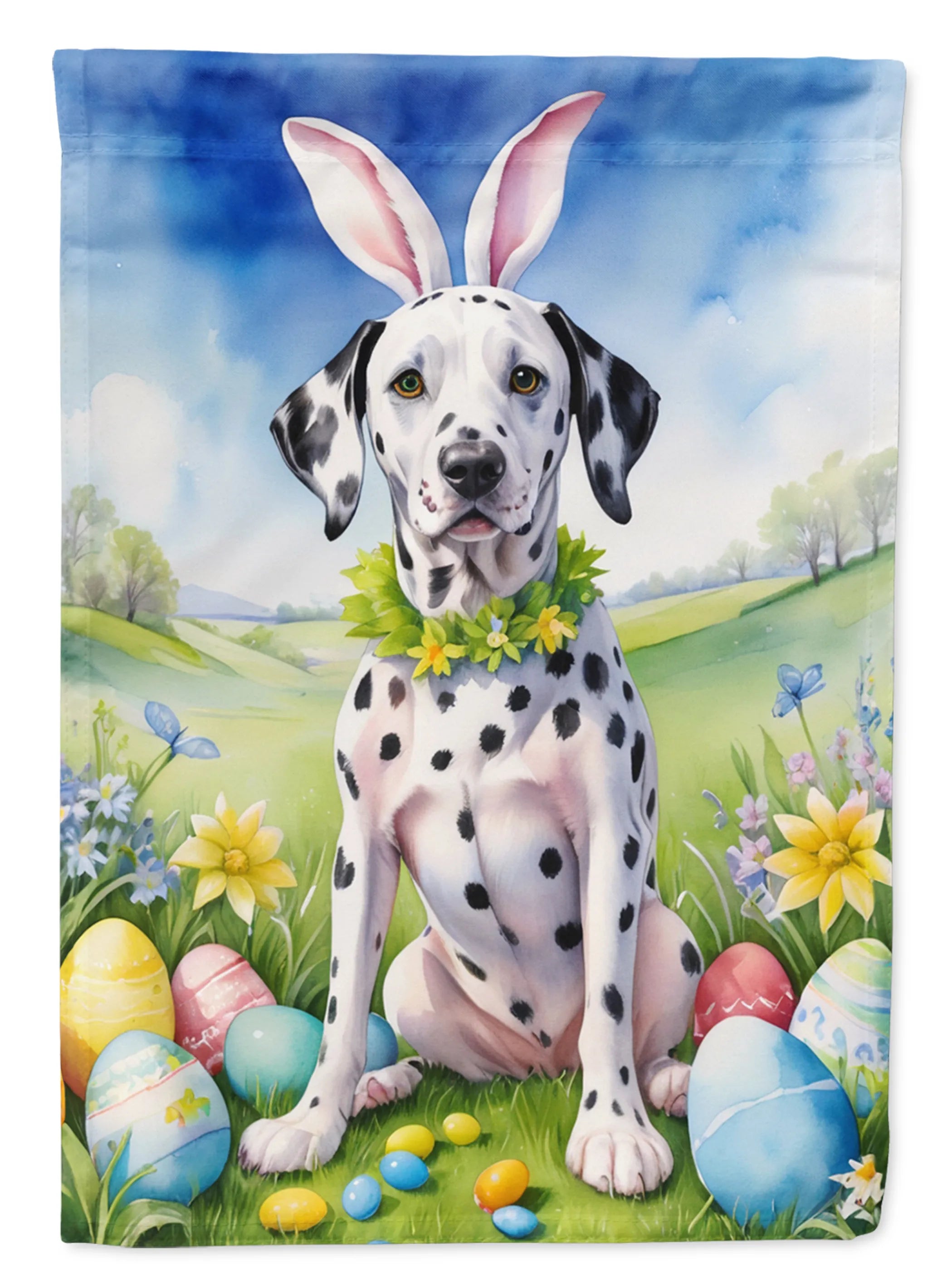 Easter Egg Hunt Decorative Flag - Size: GARDEN SIZE | Pack Of: 1 | Collection name: Easter egg hunt