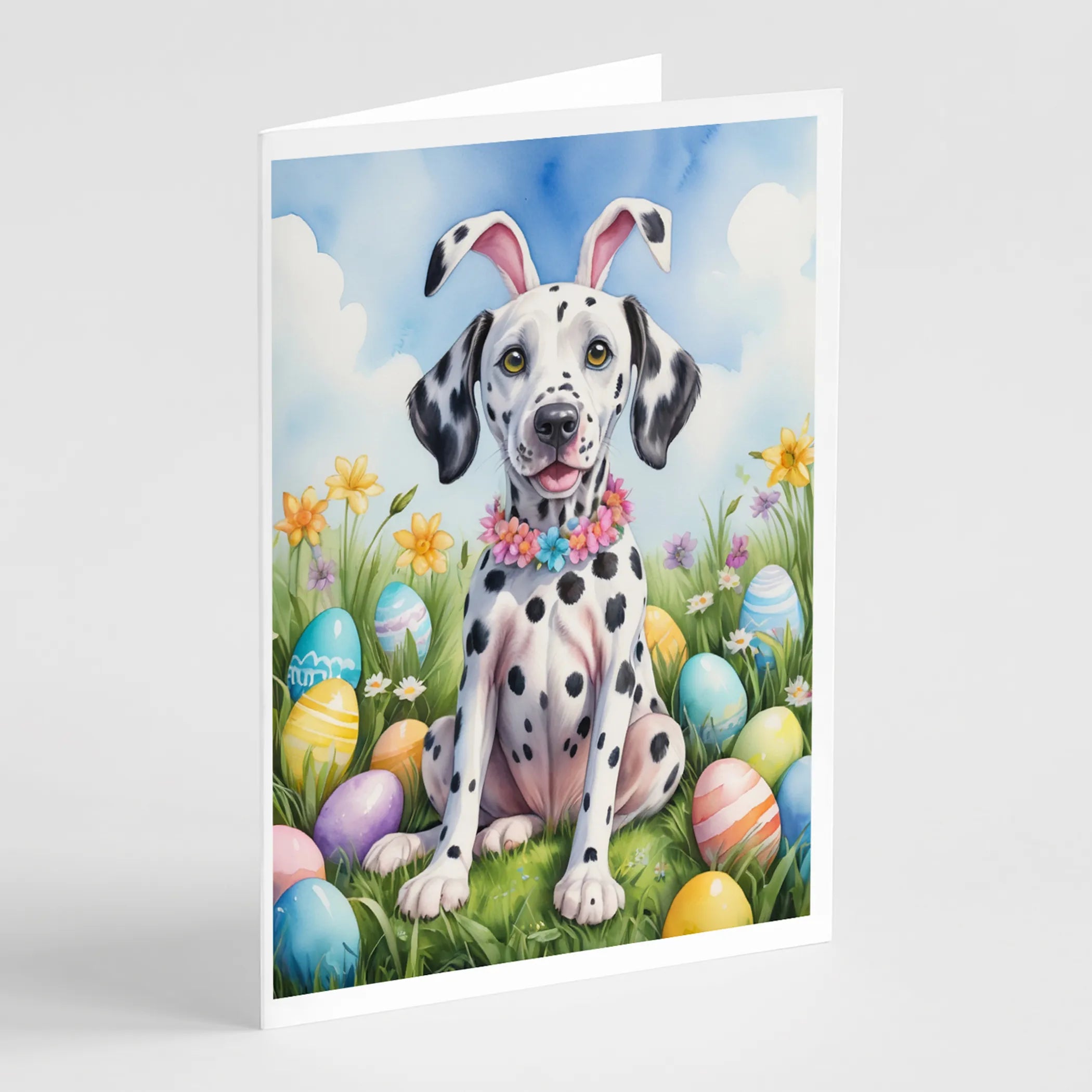 Easter Egg Hunt Greeting Cards  - Size: 5X7 | Pack Of: 8 | Collection name: Easter egg hunt