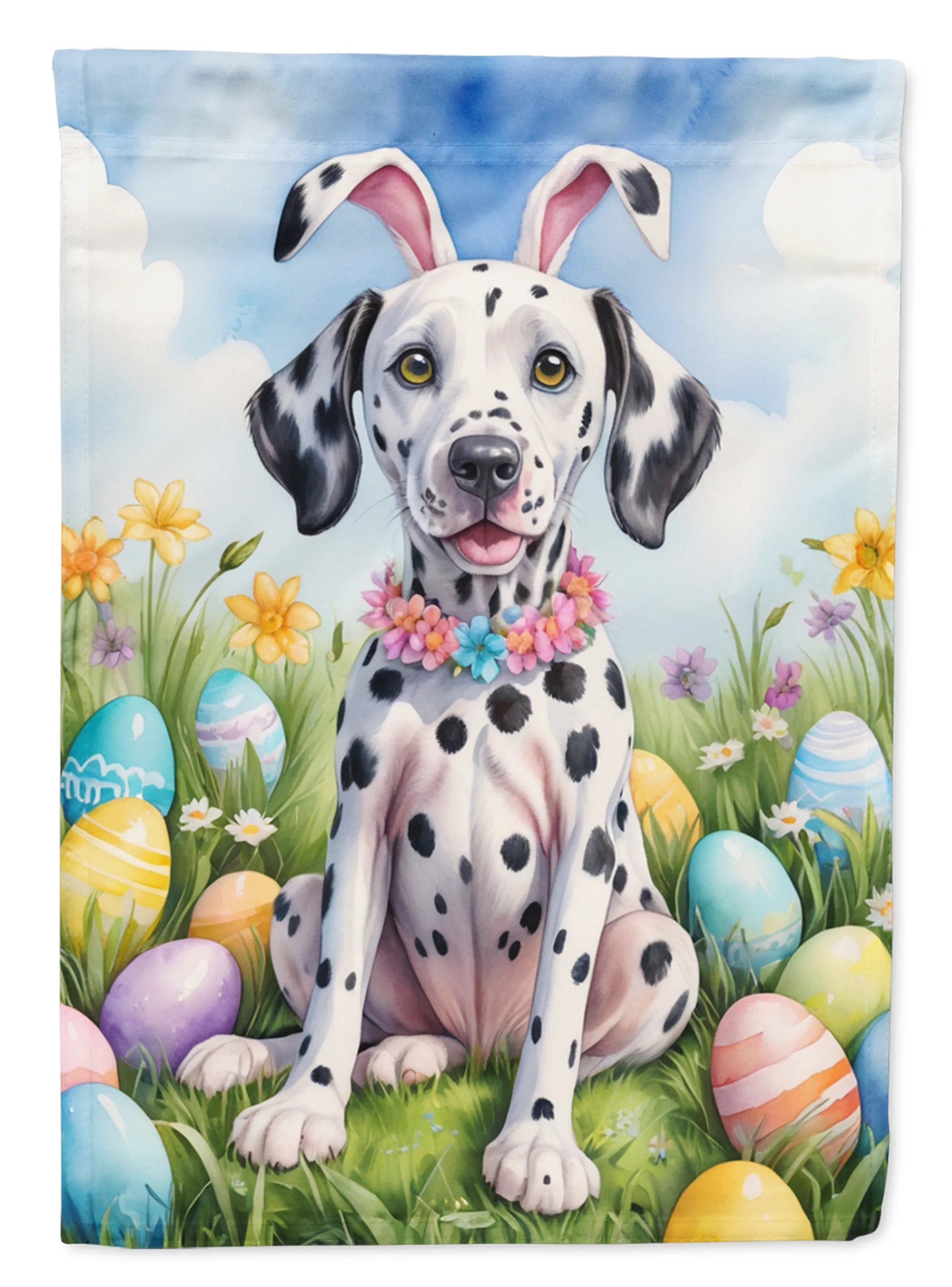 Easter Egg Hunt Decorative Flag - Size: GARDEN SIZE | Pack Of: 1 | Collection name: Easter egg hunt