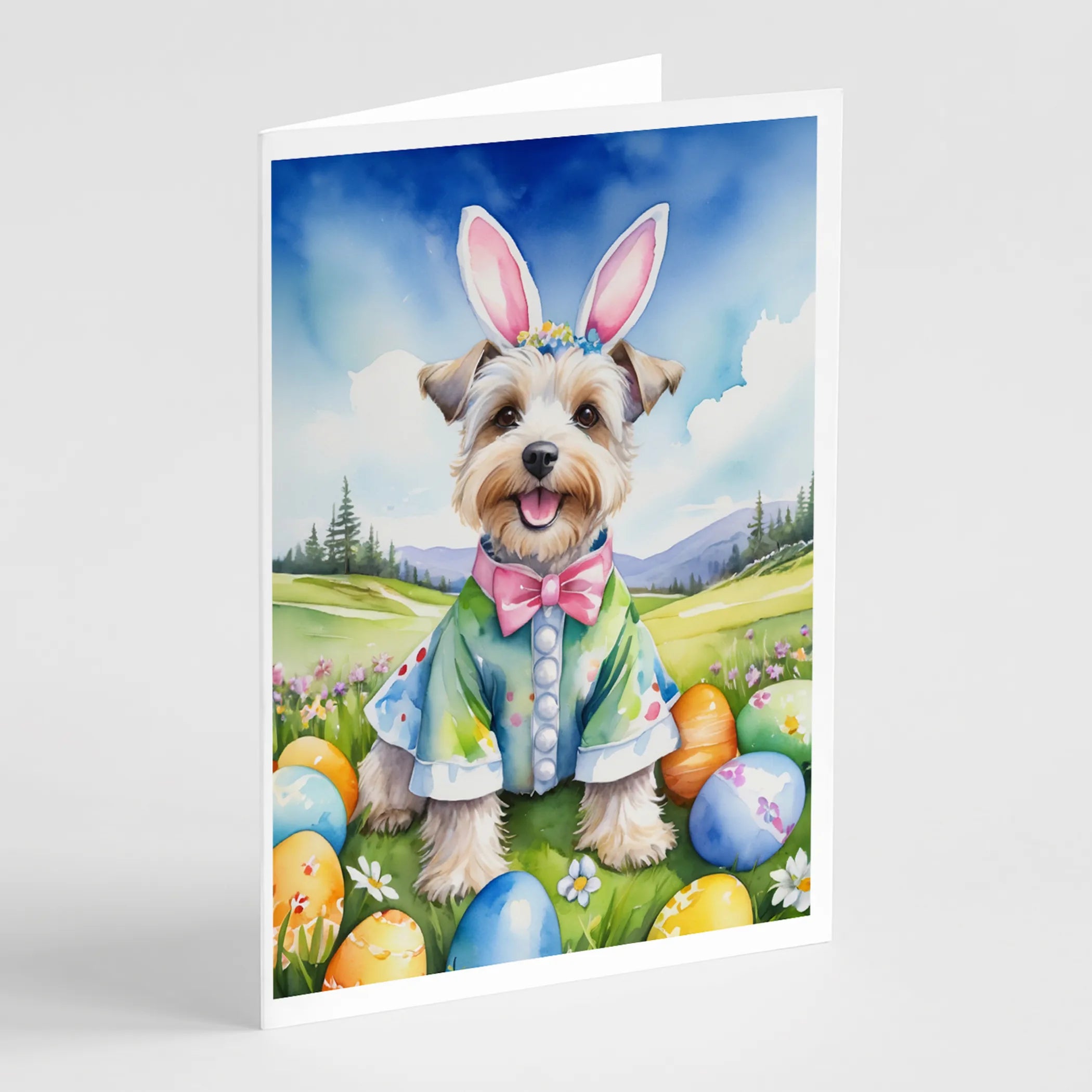 Easter Egg Hunt Greeting Cards  - Size: 5X7 | Pack Of: 8 | Collection name: Easter egg hunt