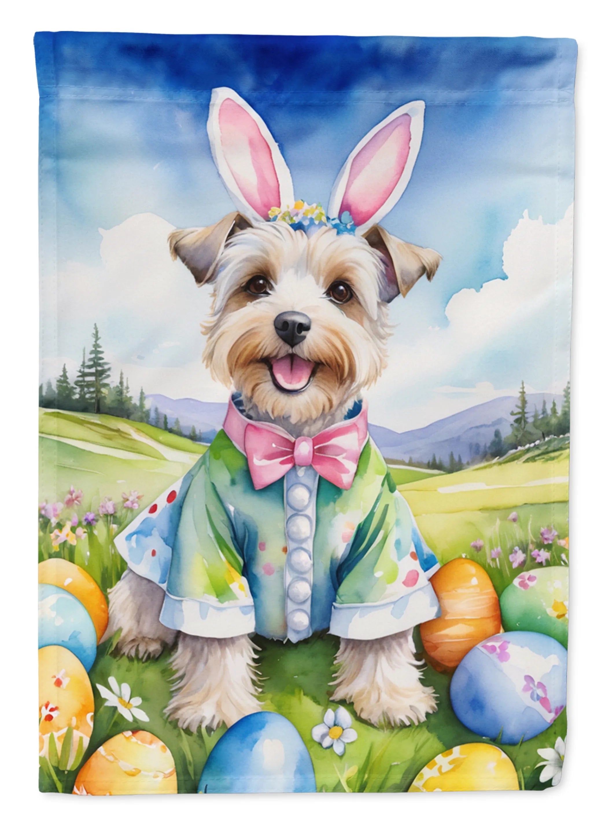 Easter Egg Hunt Decorative Flag - Size: GARDEN SIZE | Pack Of: 1 | Collection name: Easter egg hunt