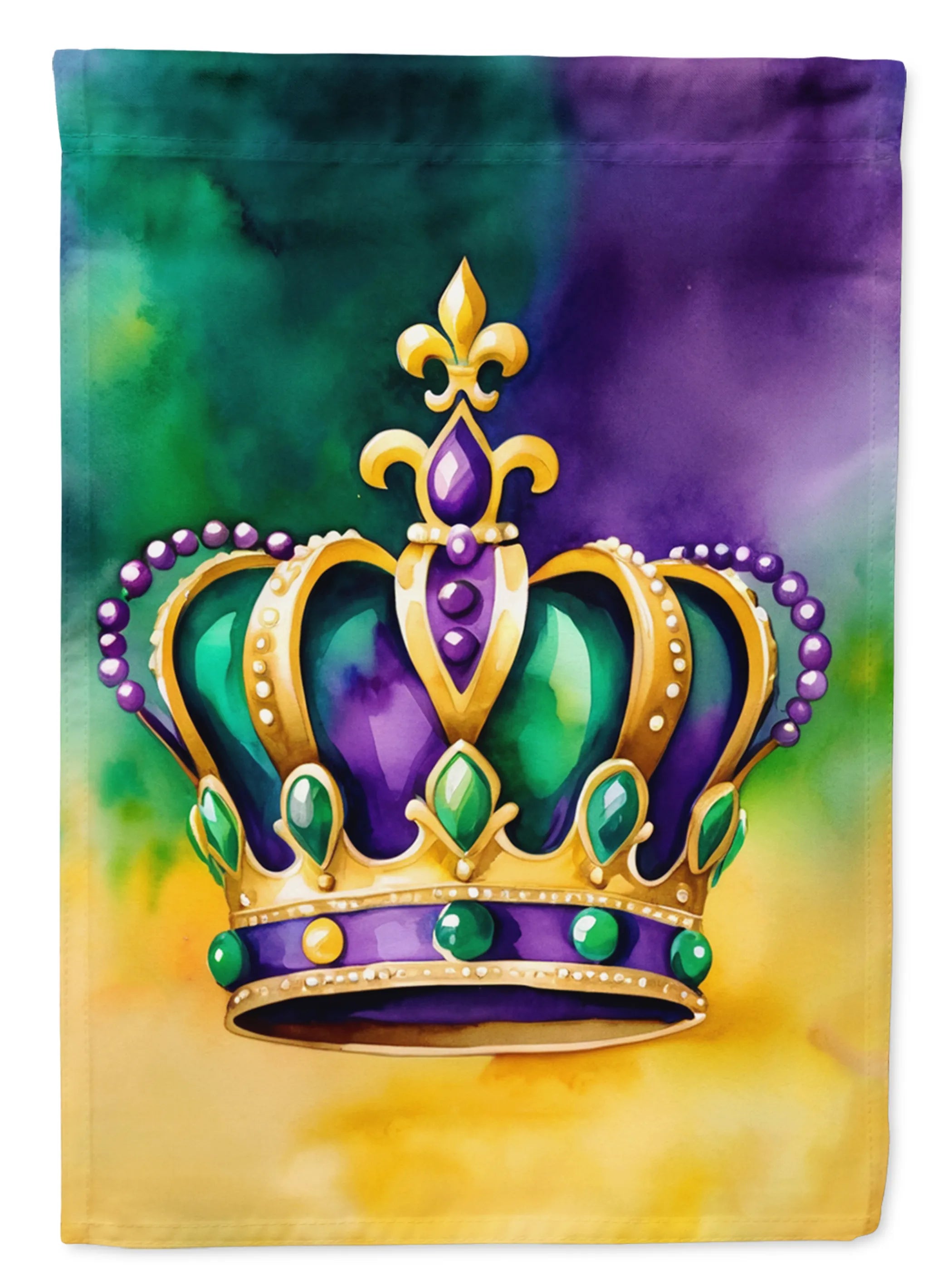 Mardi Gras 2024 Decorative Flag - Pack Of: 1 | Collection name: Mardi gras 2024