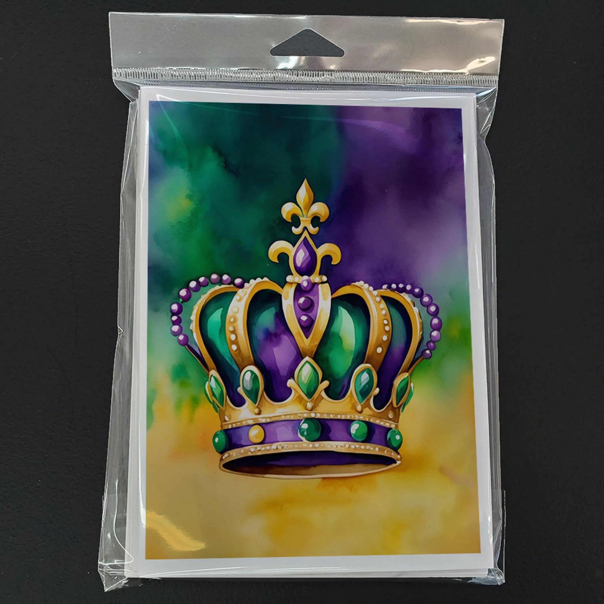 Mardi Gras 2024 Greeting Cards  - Size: 5X7 | Pack Of: 8 | Collection name: Mardi gras 2024