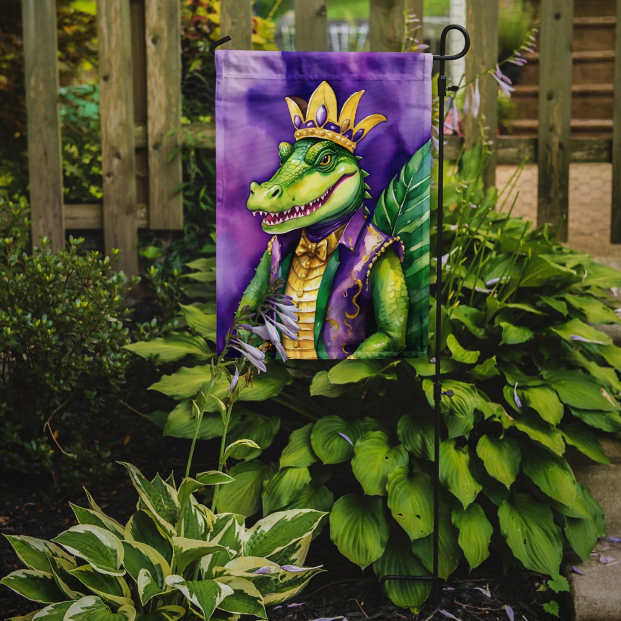 Mardi Gras 2024 Decorative Flag - Pack Of: 1 | Collection name: Mardi gras 2024