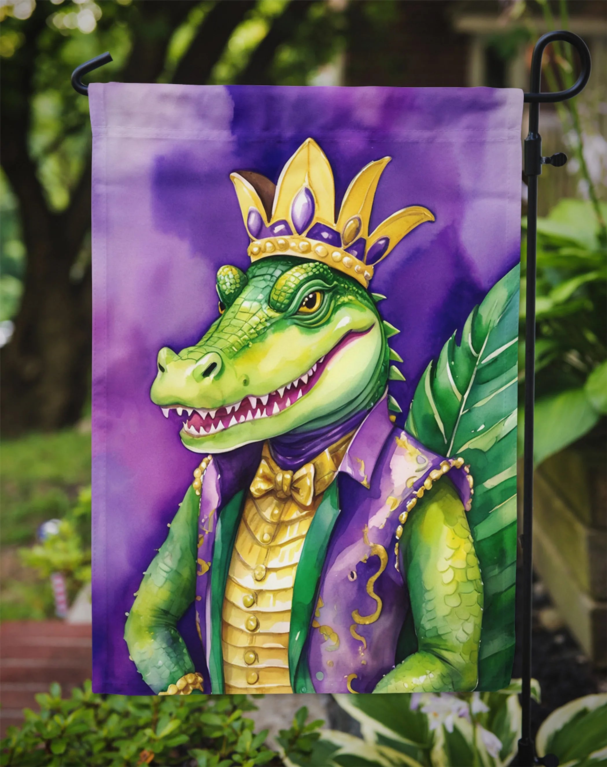 Mardi Gras 2024 Decorative Flag - Pack Of: 1 | Collection name: Mardi gras 2024
