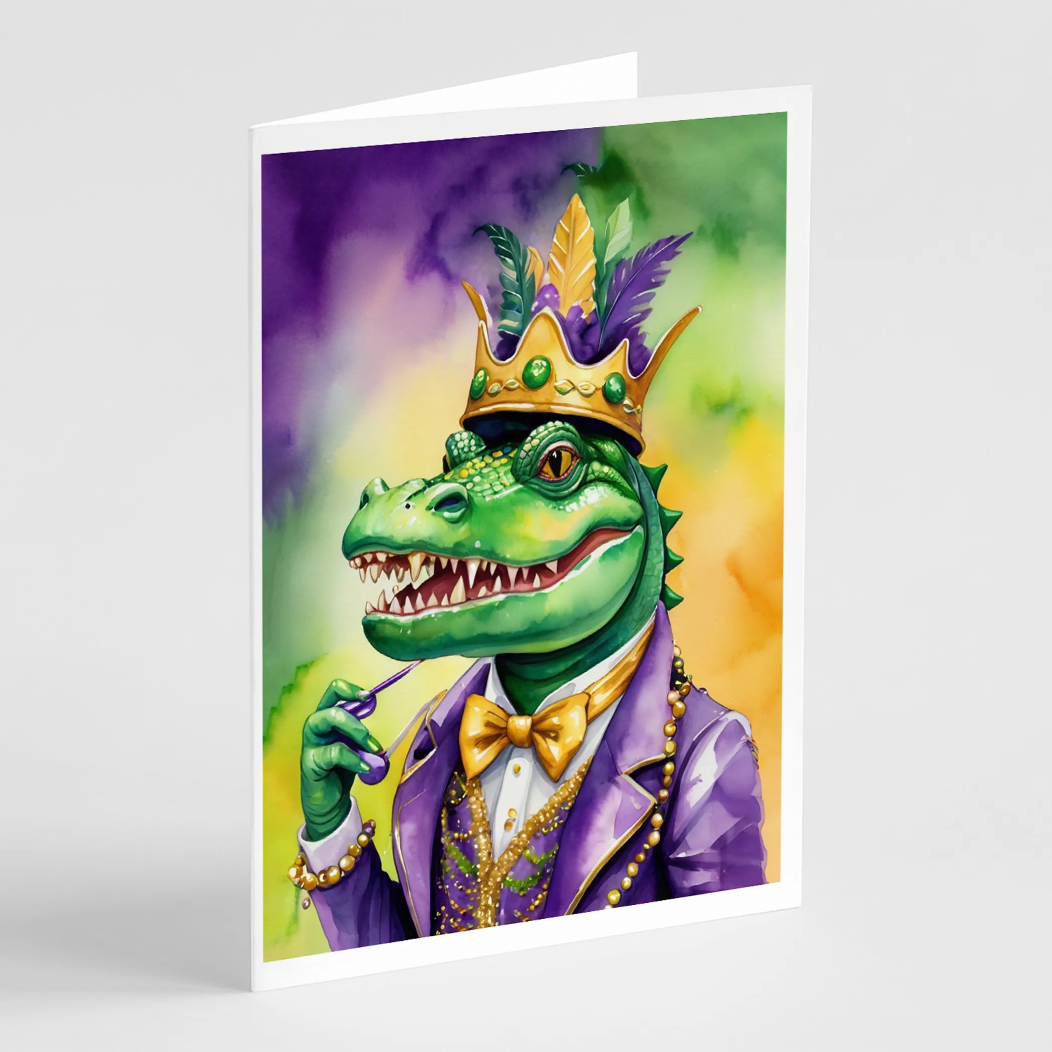 Mardi Gras 2024 Greeting Cards  - Size: 5X7 | Pack Of: 8 | Collection name: Mardi gras 2024