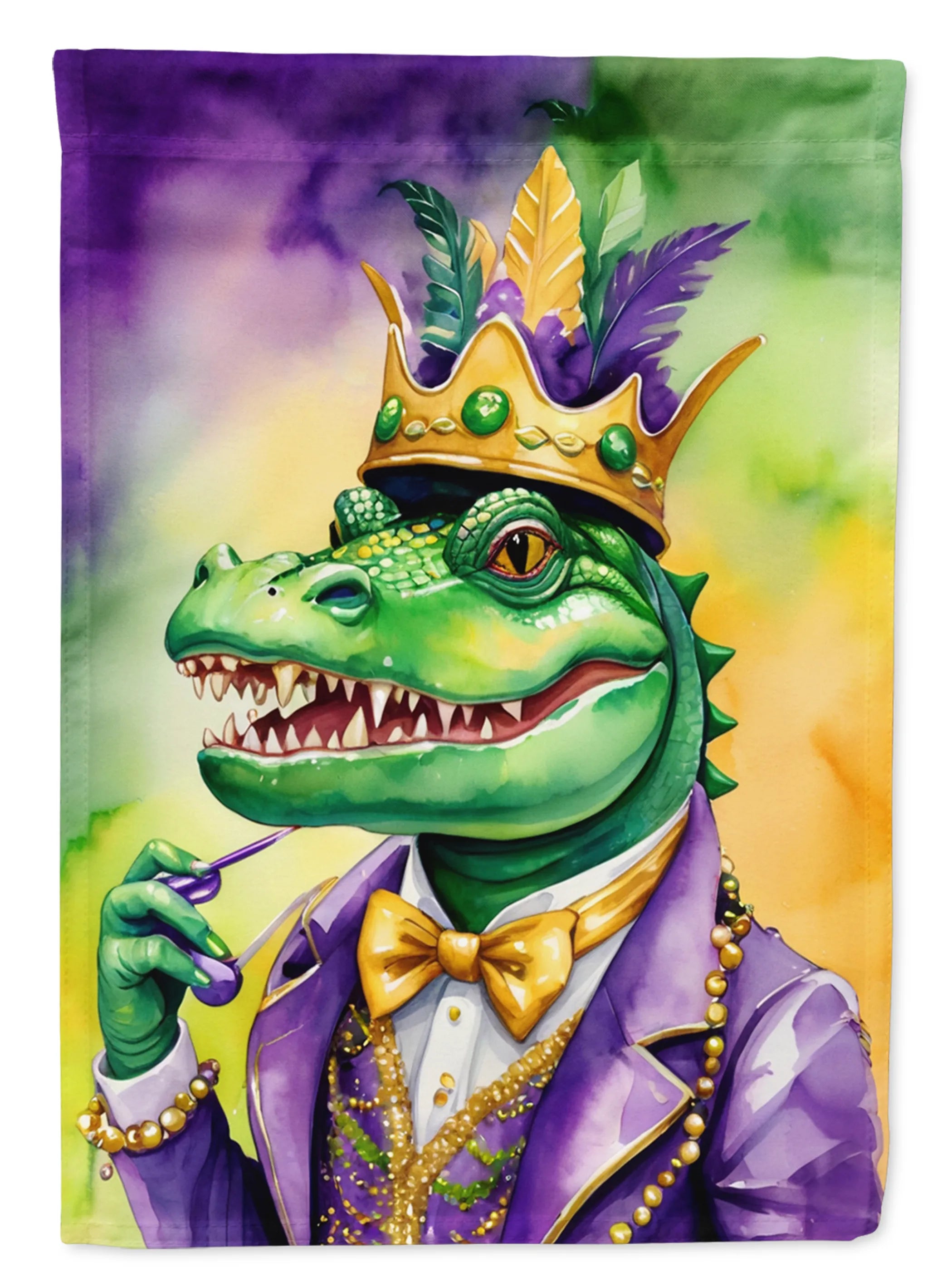 Mardi Gras 2024 Decorative Flag - Pack Of: 1 | Collection name: Mardi gras 2024