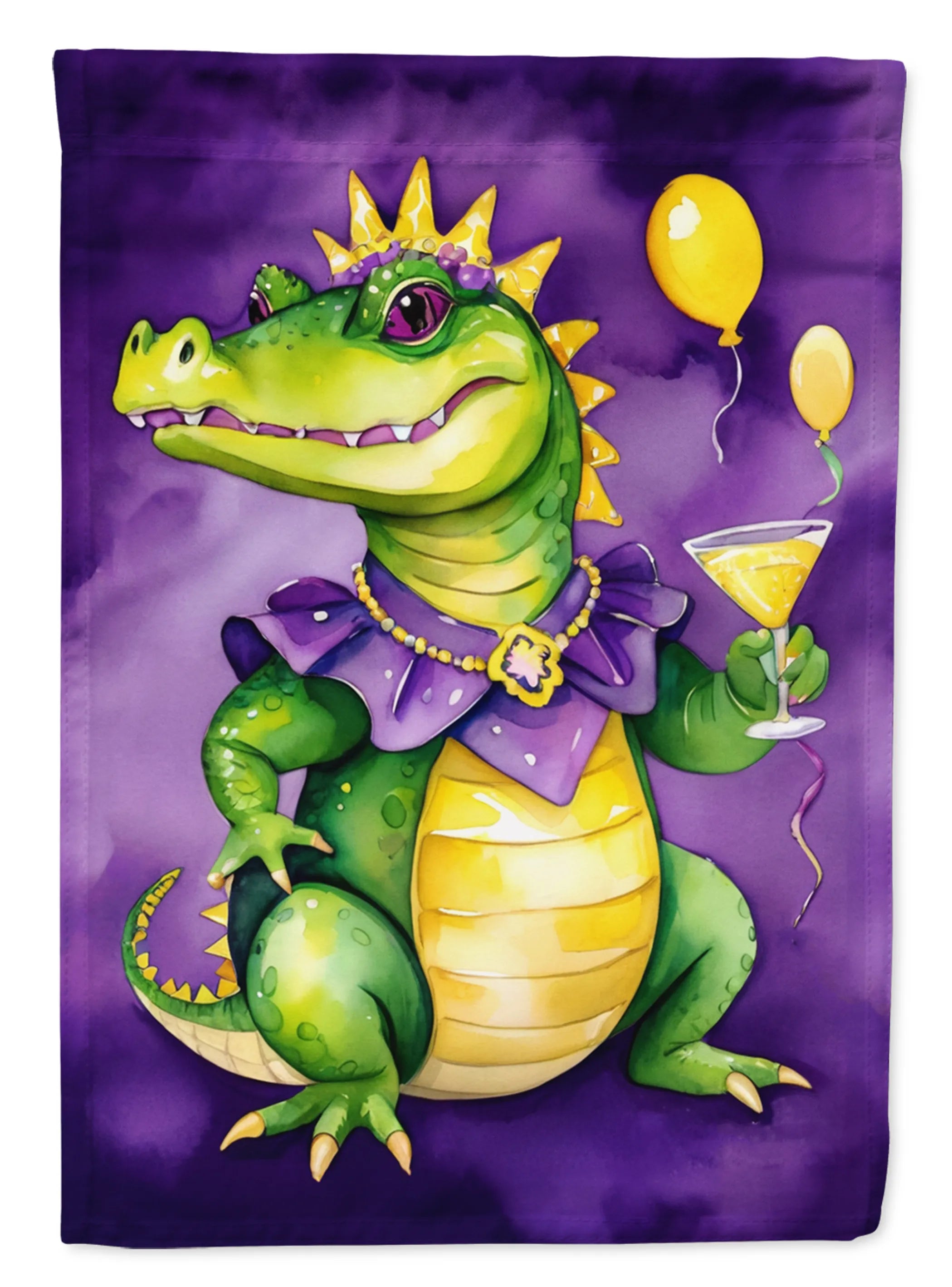 Mardi Gras 2024 Decorative Flag - Pack Of: 1 | Collection name: Mardi gras 2024