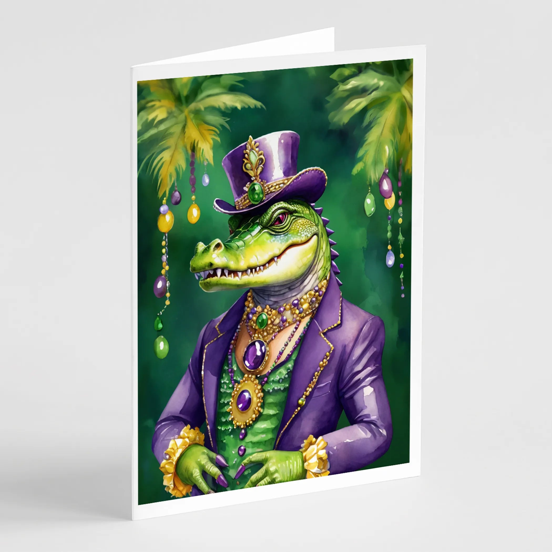 Mardi Gras 2024 Greeting Cards  - Size: 5X7 | Pack Of: 8 | Collection name: Mardi gras 2024