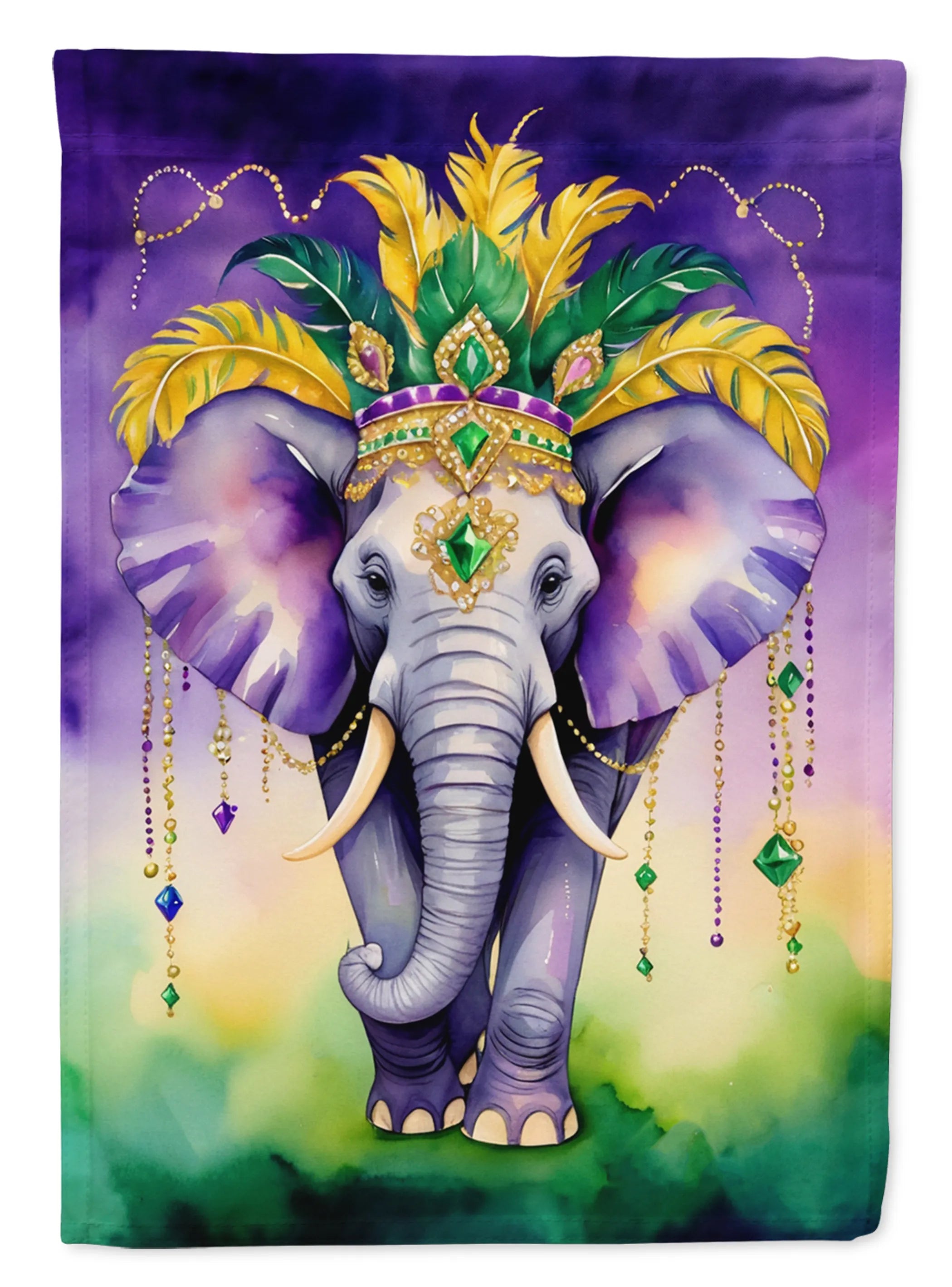 Mardi Gras 2024 Decorative Flag - Pack Of: 1 | Collection name: Mardi gras 2024