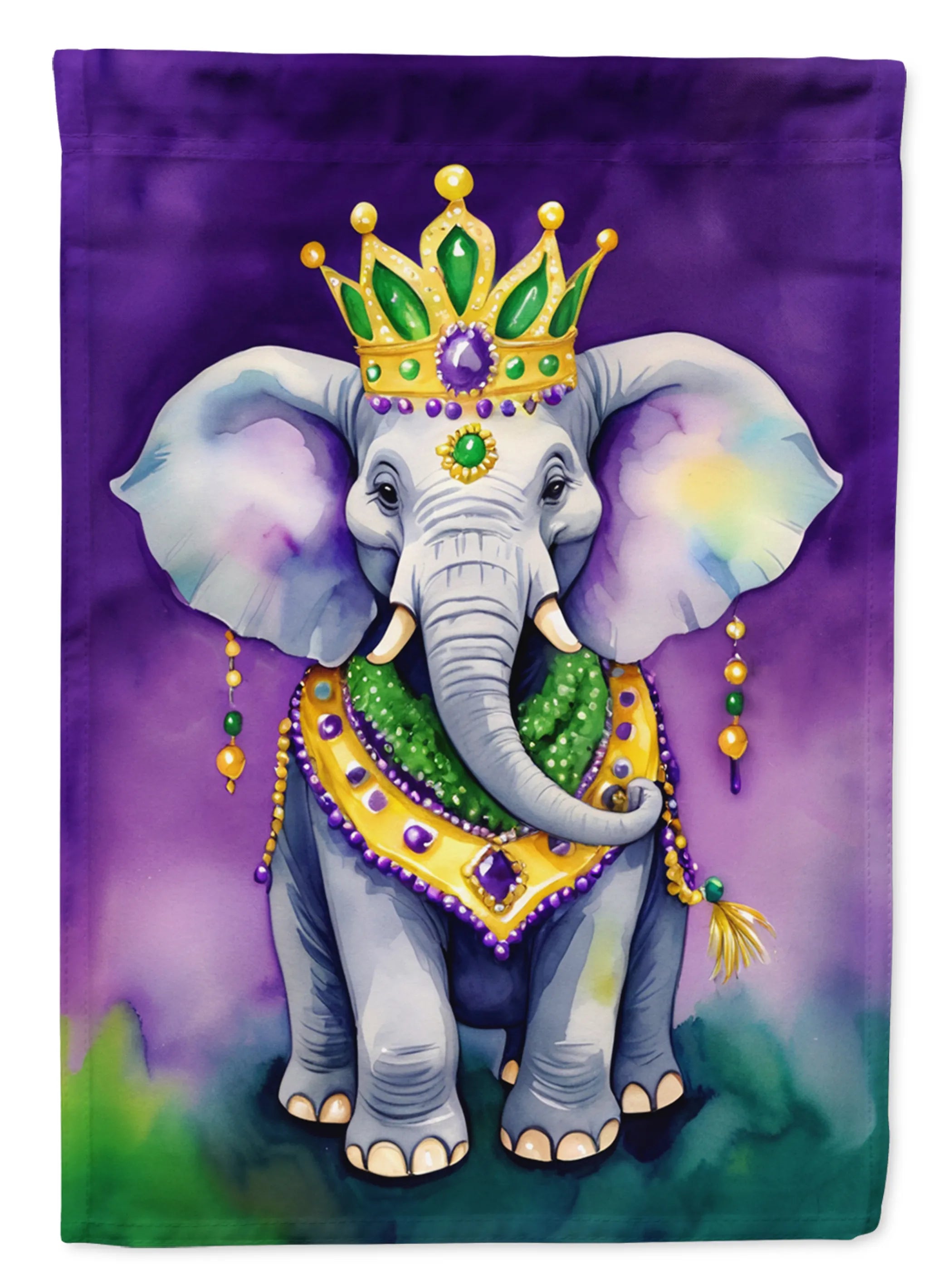 Mardi Gras 2024 Decorative Flag - Pack Of: 1 | Collection name: Mardi gras 2024