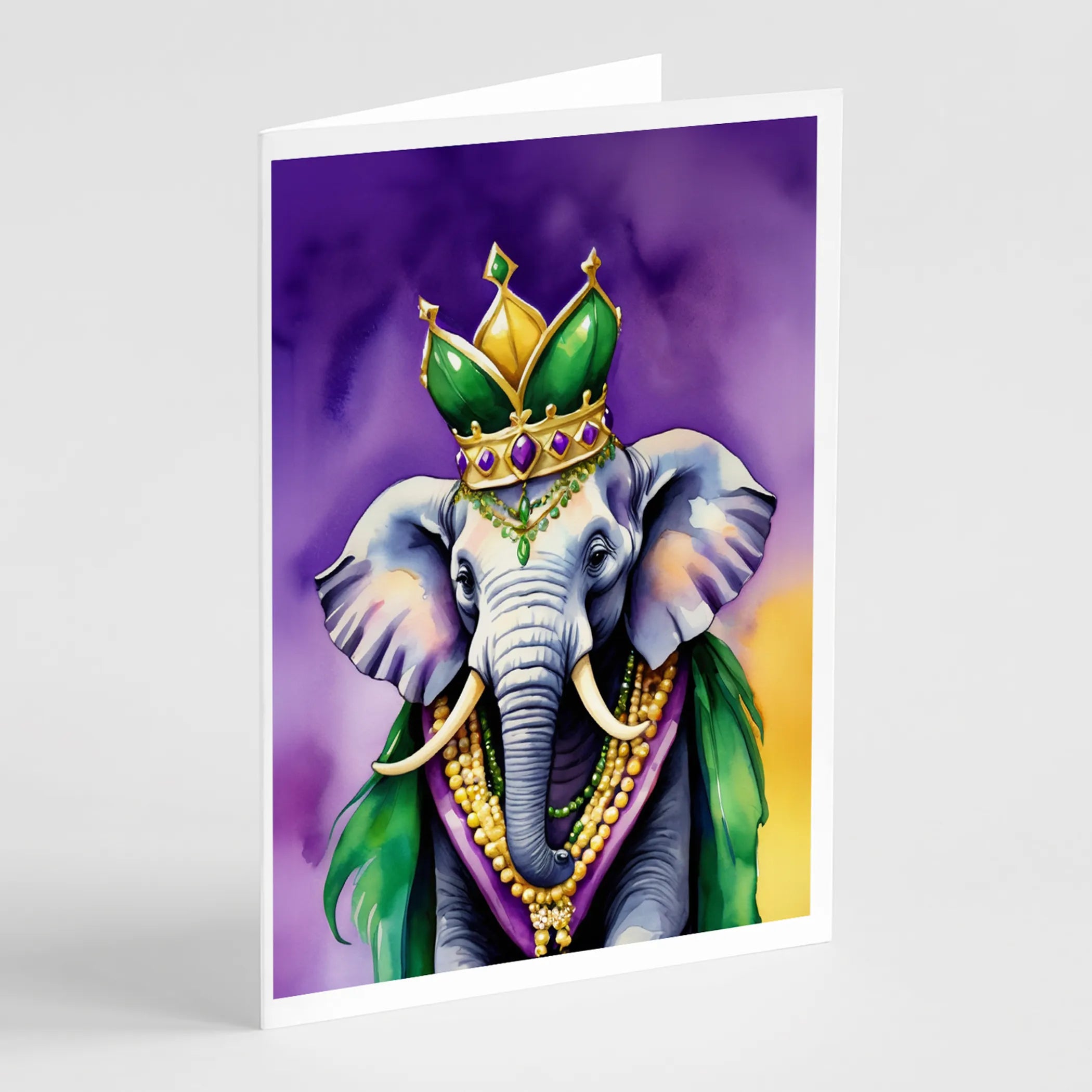 Mardi Gras 2024 Greeting Cards  - Size: 5X7 | Pack Of: 8 | Collection name: Mardi gras 2024